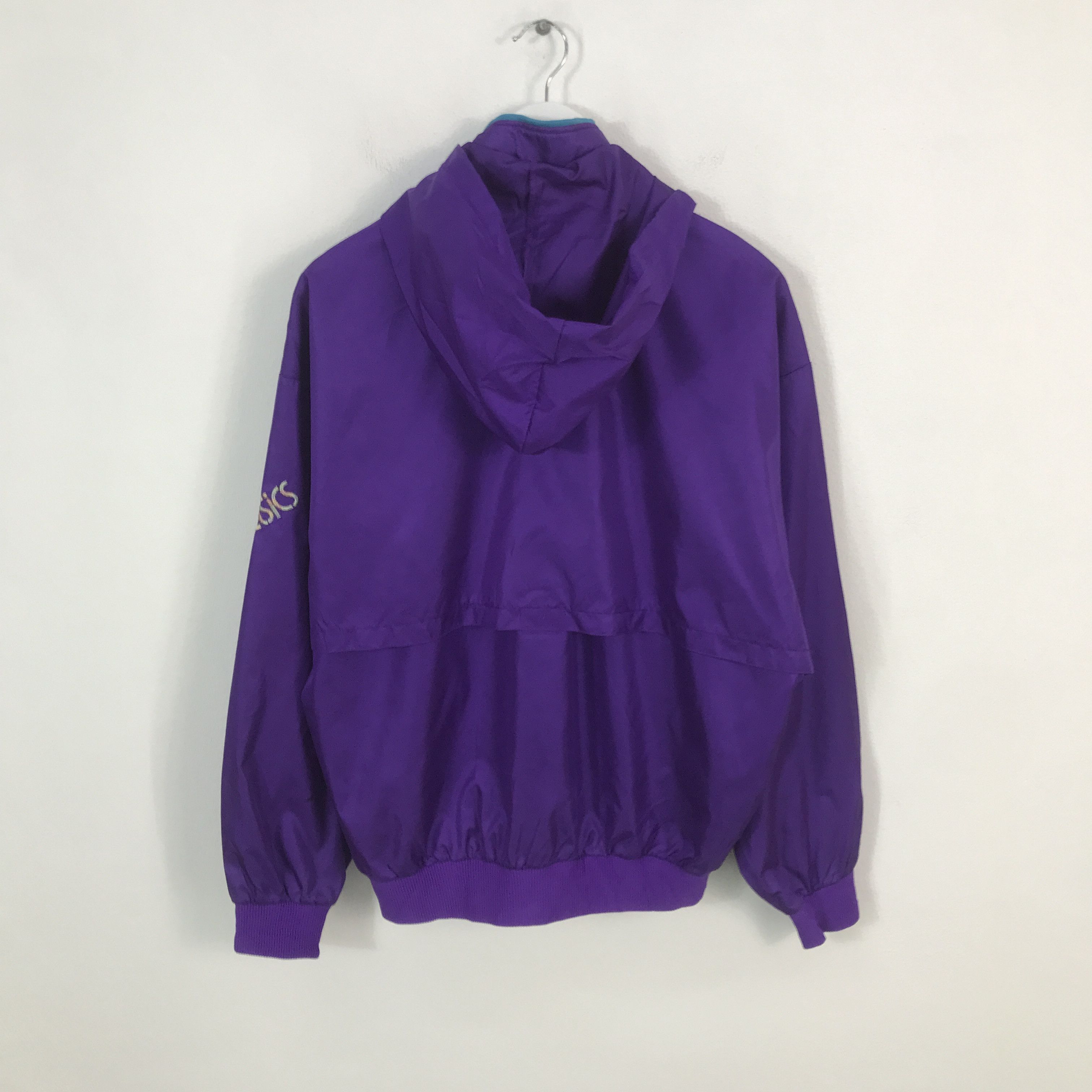 Asics Rare Ascis Windbreaker Jacket Size US XL / EU 56 / 4 - 3 Thumbnail