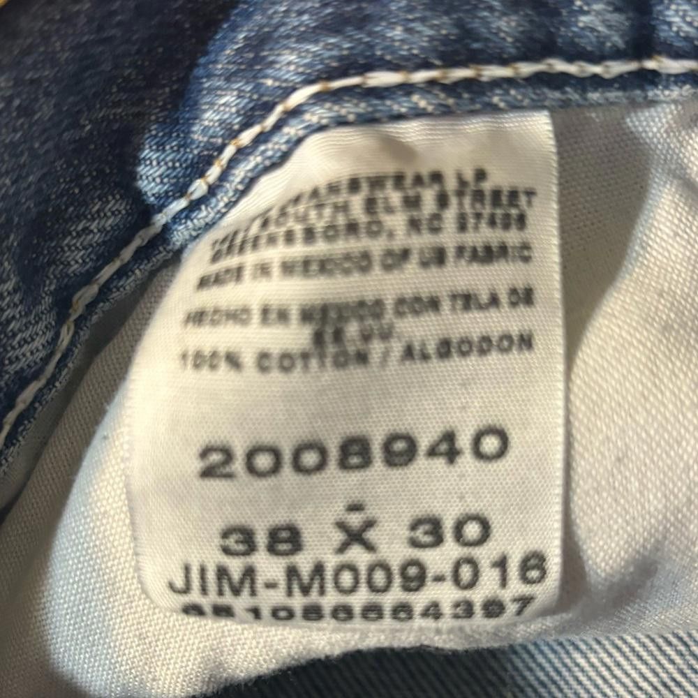 Lee Lee 38x30 denim distressed blue jeans Size US 38 / EU 54 - 2 Thumbnail