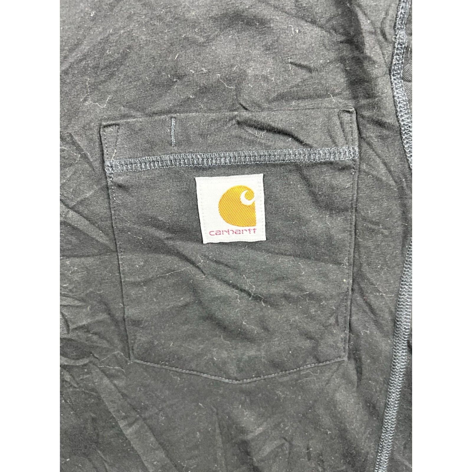 Carhartt Carhartt Mens Black Long Sleeve T-Shirt Pocket Performance Workwear Size S Size US S / EU 44-46 / 1 - 7 Thumbnail