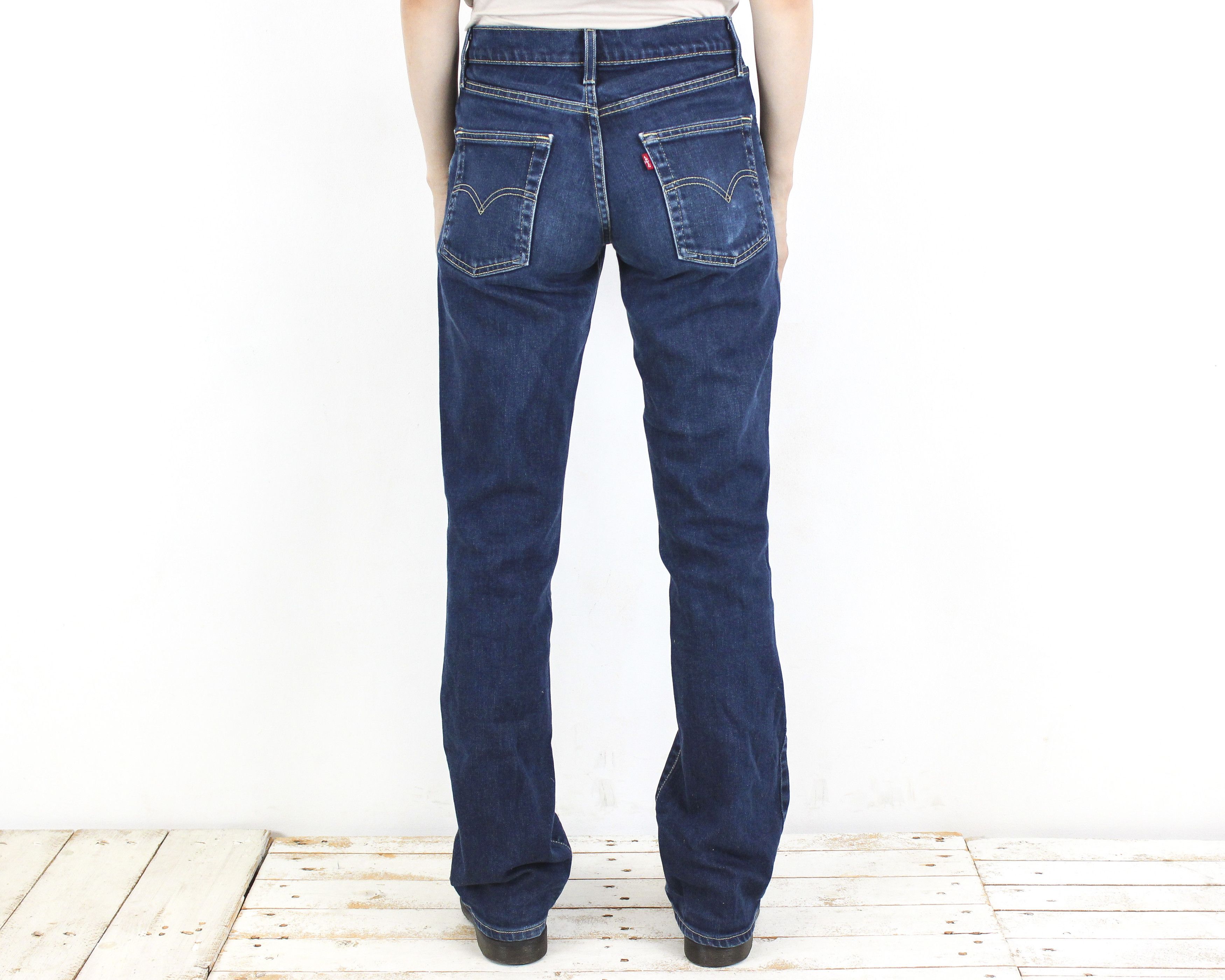 Levi's × Levi's Vintage Clothing × Vintage Bootcut Women W28 L34 Denim Jeans Trousers Pants Y2K Flared Size 28" / US 6 / IT 42 - 3 Thumbnail