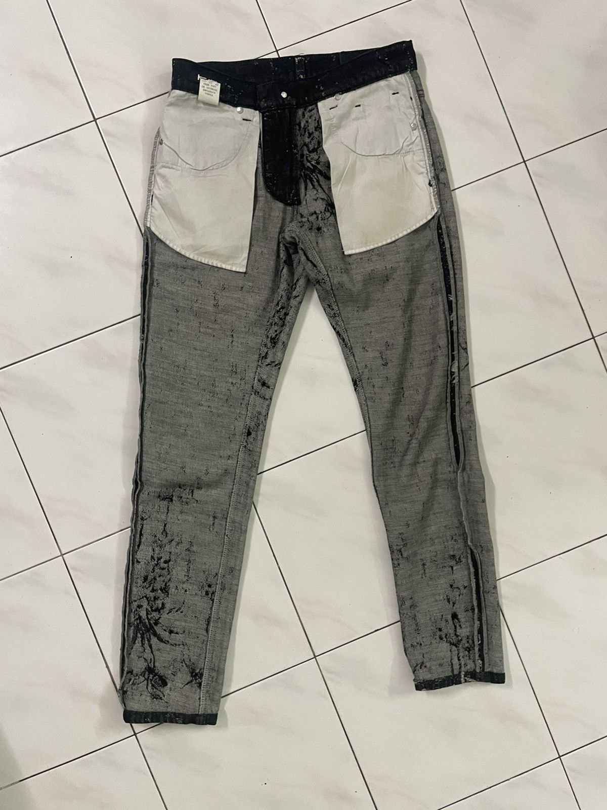 Japanese Brand Bleachd Denim Size US 30 / EU 46 - 11 Thumbnail