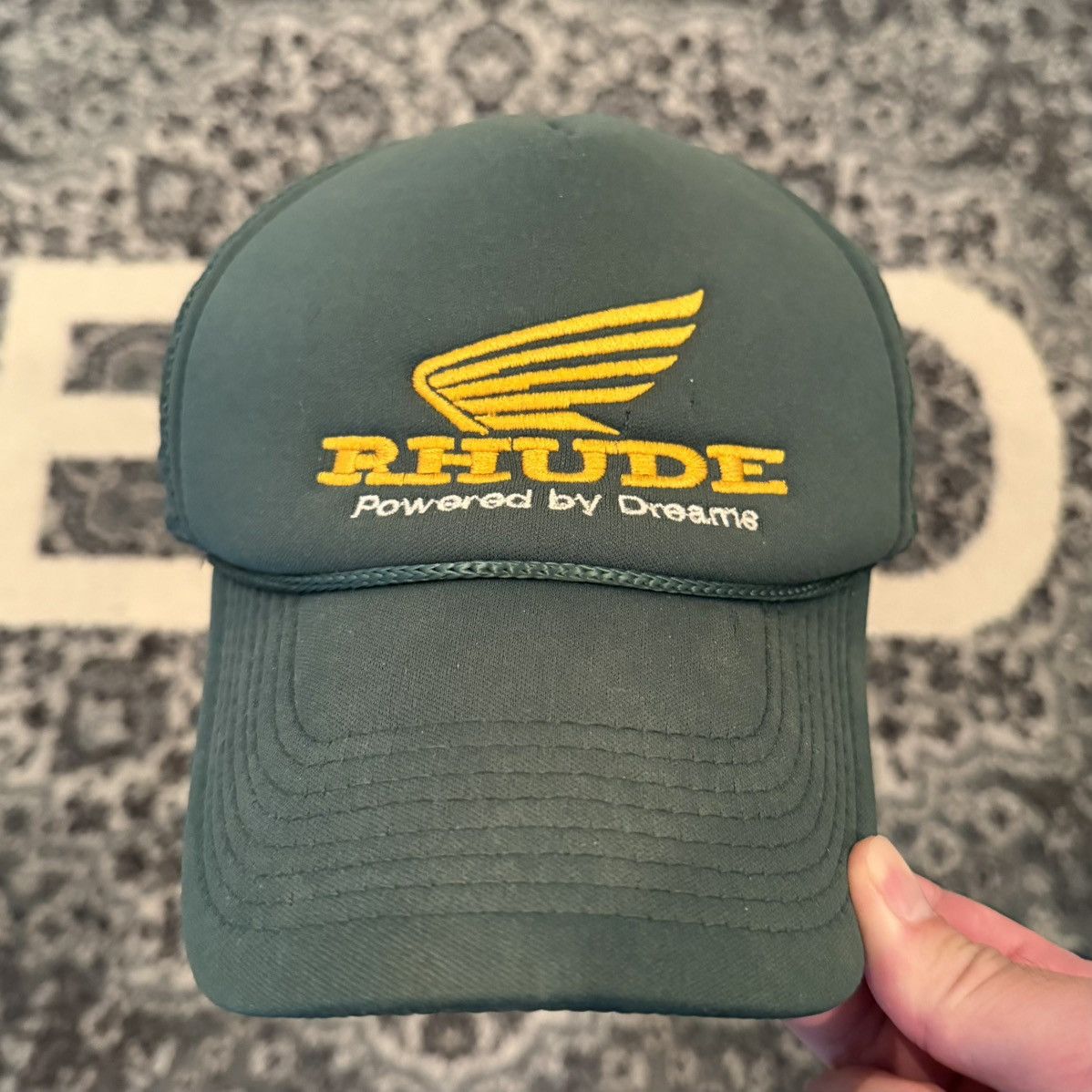 Rhude Rhude Rhonda Powered By Dreams Trucker Hat Size ONE SIZE - 1 Thumbnail