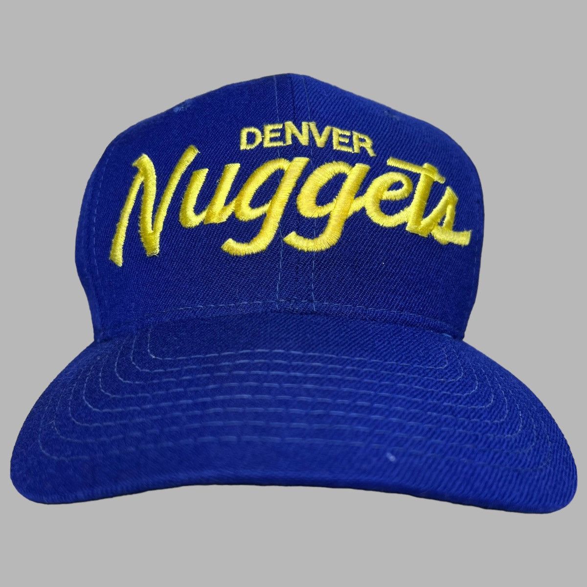 image of VTG Nba Denver Nuggets Script Sports Specialties Snapback in Blue, Men's