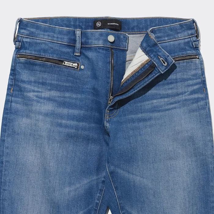 Japanese Brand × Jun Takahashi × Undercover Undercover × GU Slim Damage Jeans Blue Size M Size US 32 / EU 48 - 4 Thumbnail