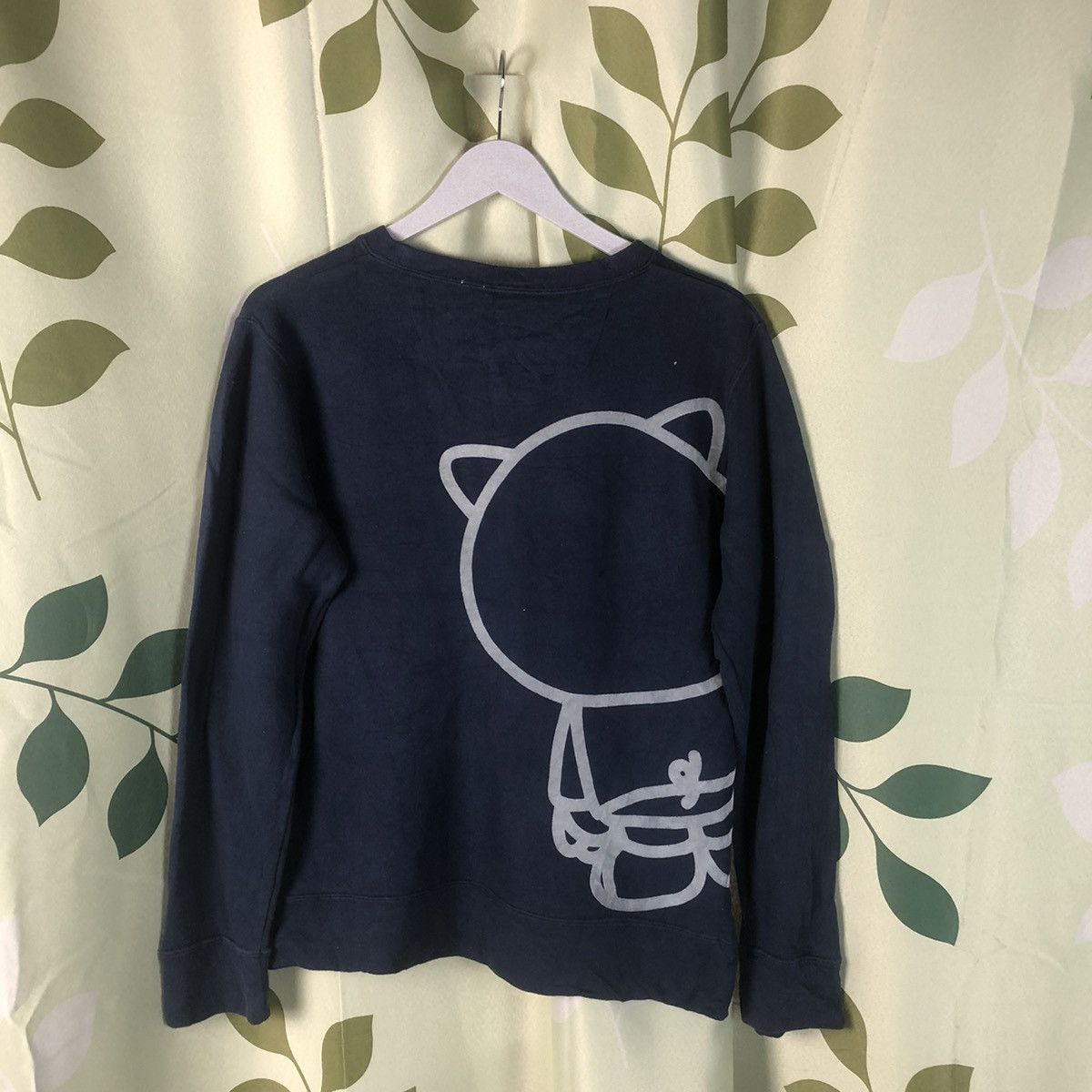 Japanese Brand Drug Stores pig Dark Blue Sweatshirt #7430 Size US M / EU 48-50 / 2 - 12 Thumbnail