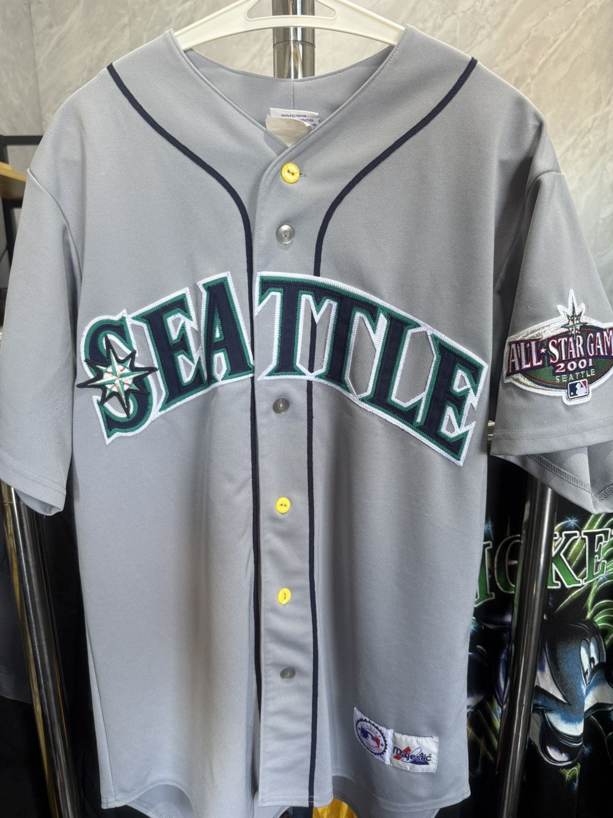 Majestic Vintage 2001 Seattle Mariners All Star Game jersey Size US M / EU 48-50 / 2 - 1 Thumbnail