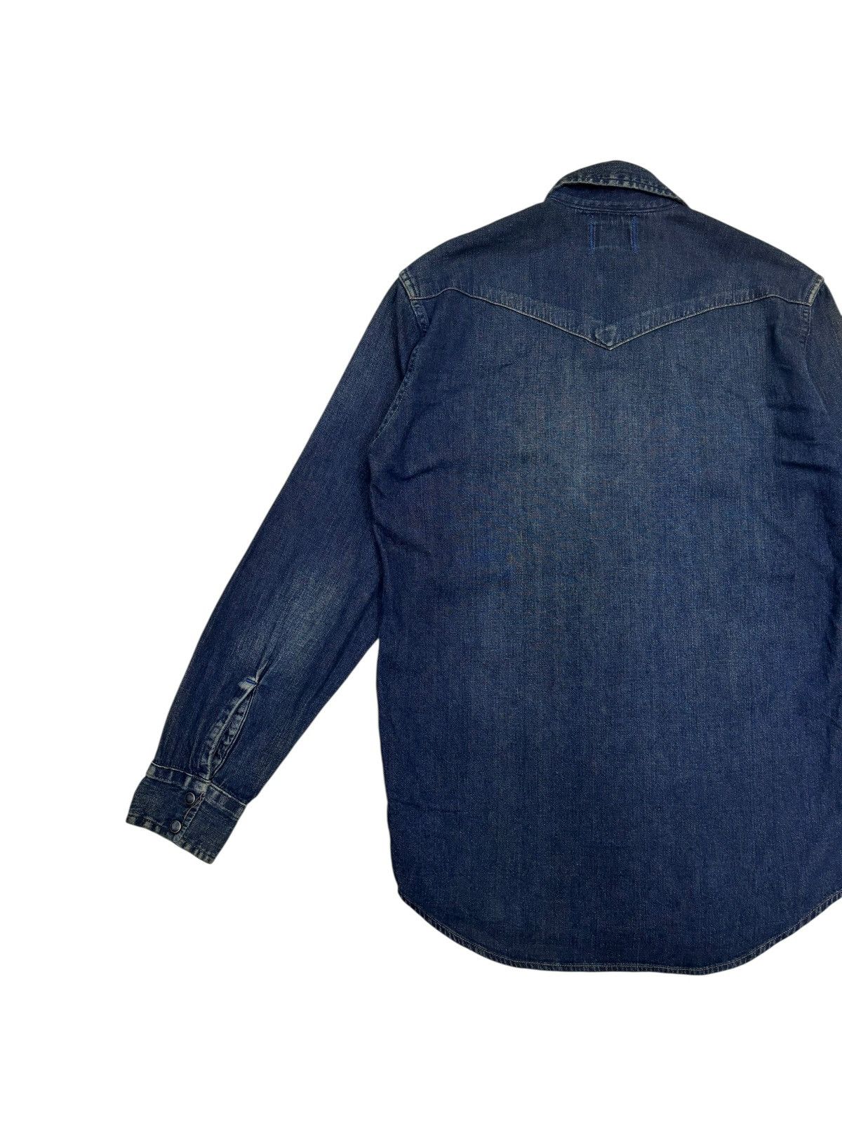 Kapital BLUE BLUE JAPAN WESTERN DENIM SHIRT Size US M / EU 48-50 / 2 - 14 Thumbnail