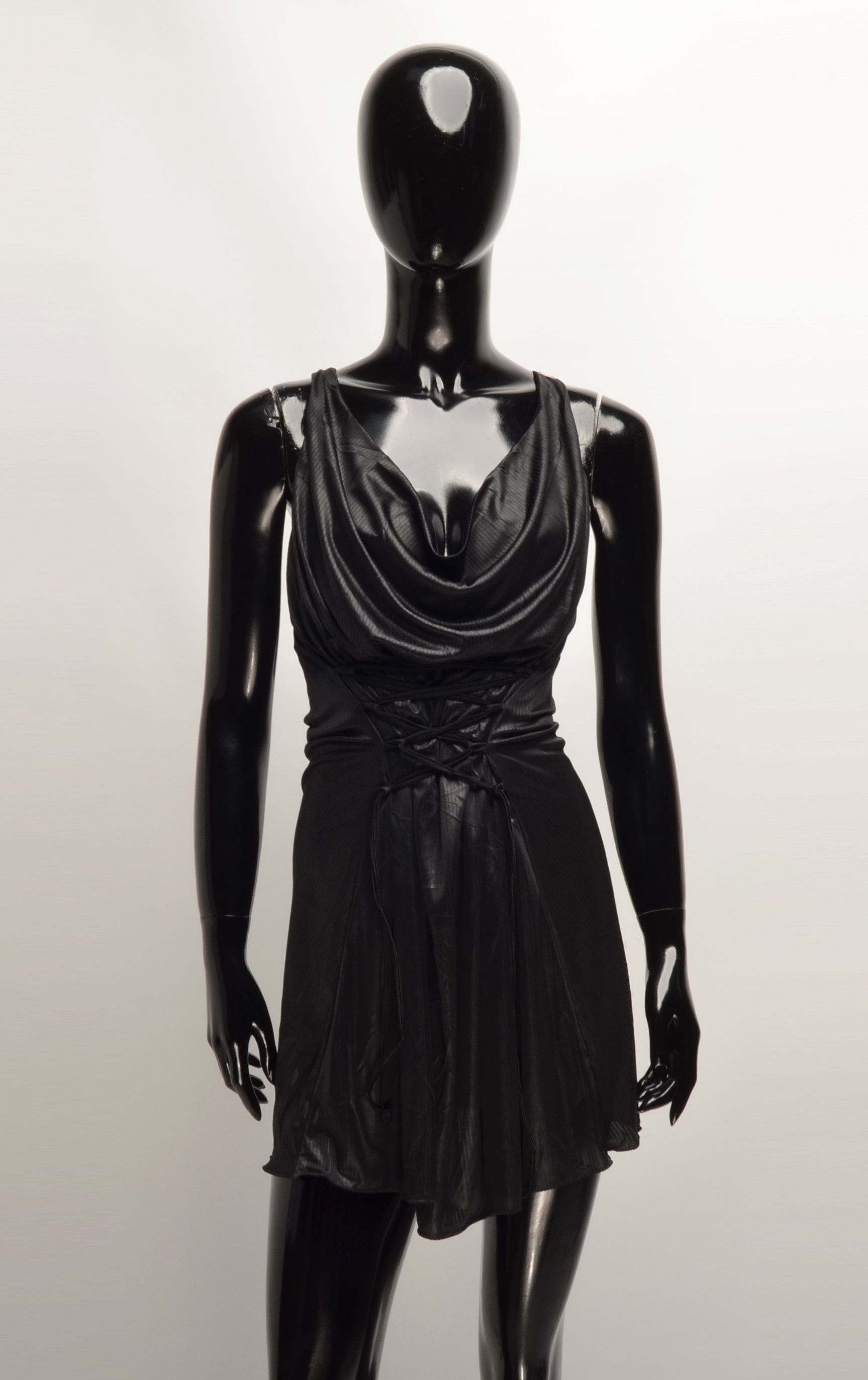 Miss Sixty × Vintage Miss Sixty Y2K Goth Grunge Bondage Mini Dress Size S / US 4 / IT 40 - 1 Thumbnail