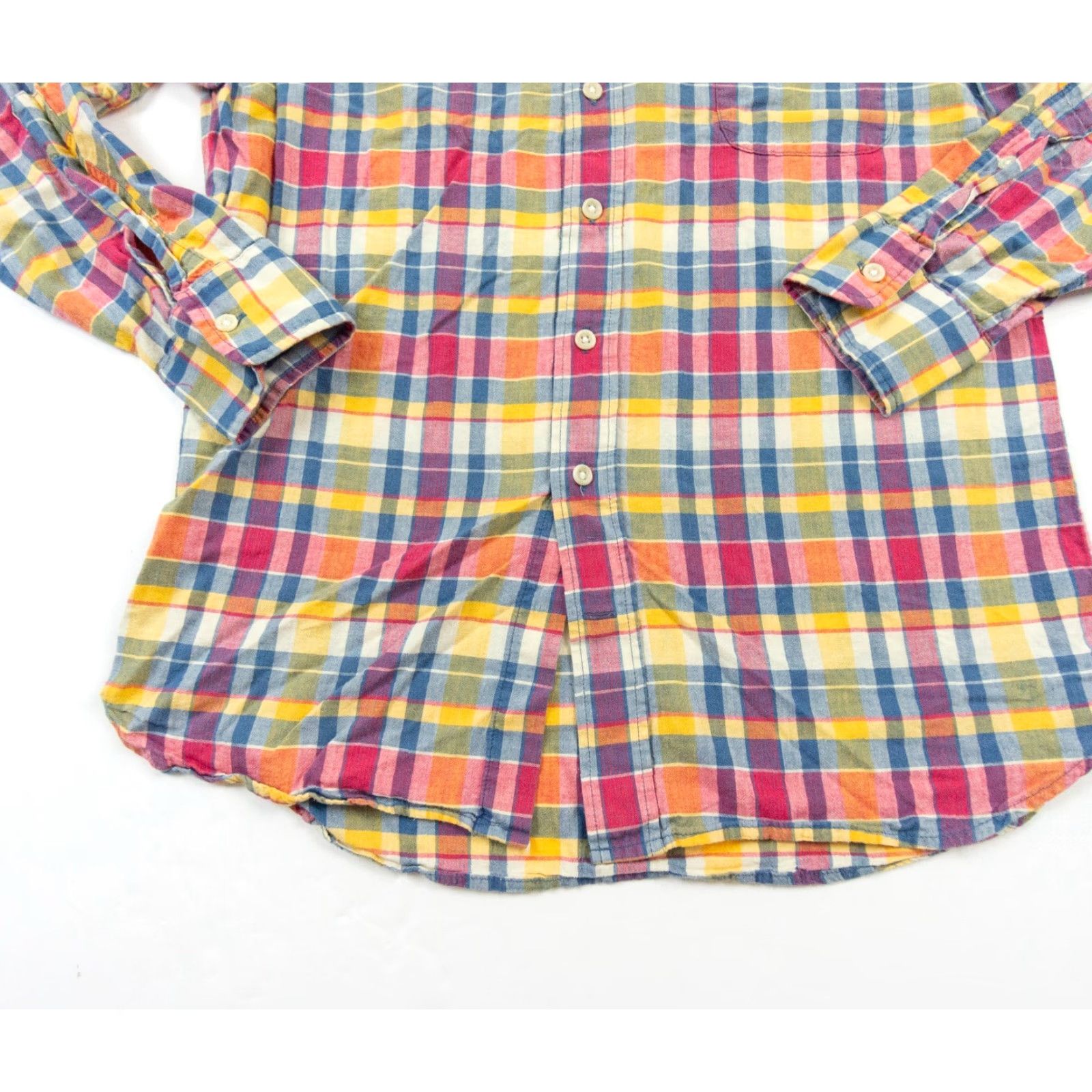 Taylor Stitch Taylor Stitch Shirt 38 Button-Down Long Sleeve Plaid Lightweight Cotton Multicolor Casual Mens Size US M / EU 48-50 / 2 - 3 Thumbnail