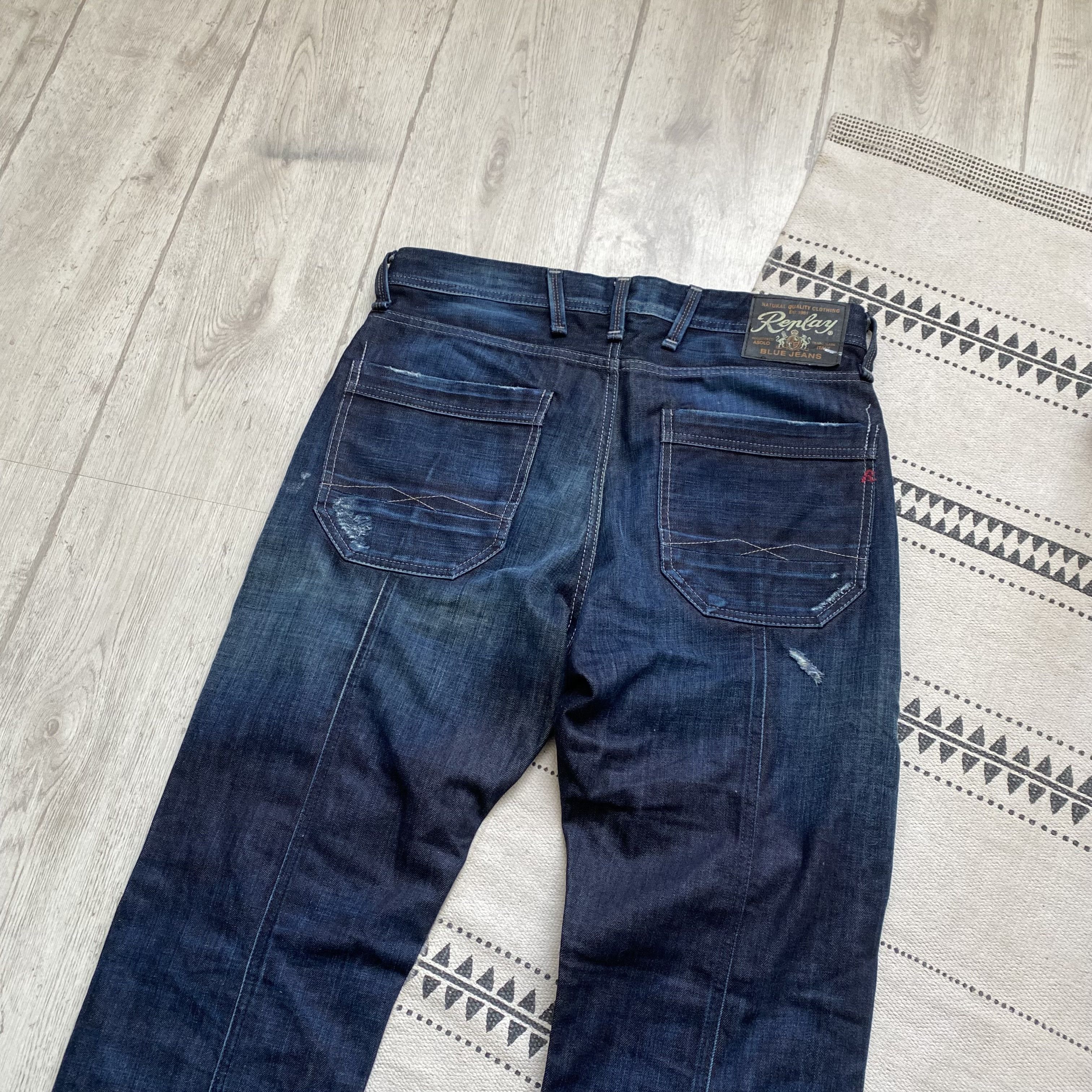 Replay Biker Style Jeans Replay Designer distresed denim pants Size US 32 / EU 48 - 11 Thumbnail