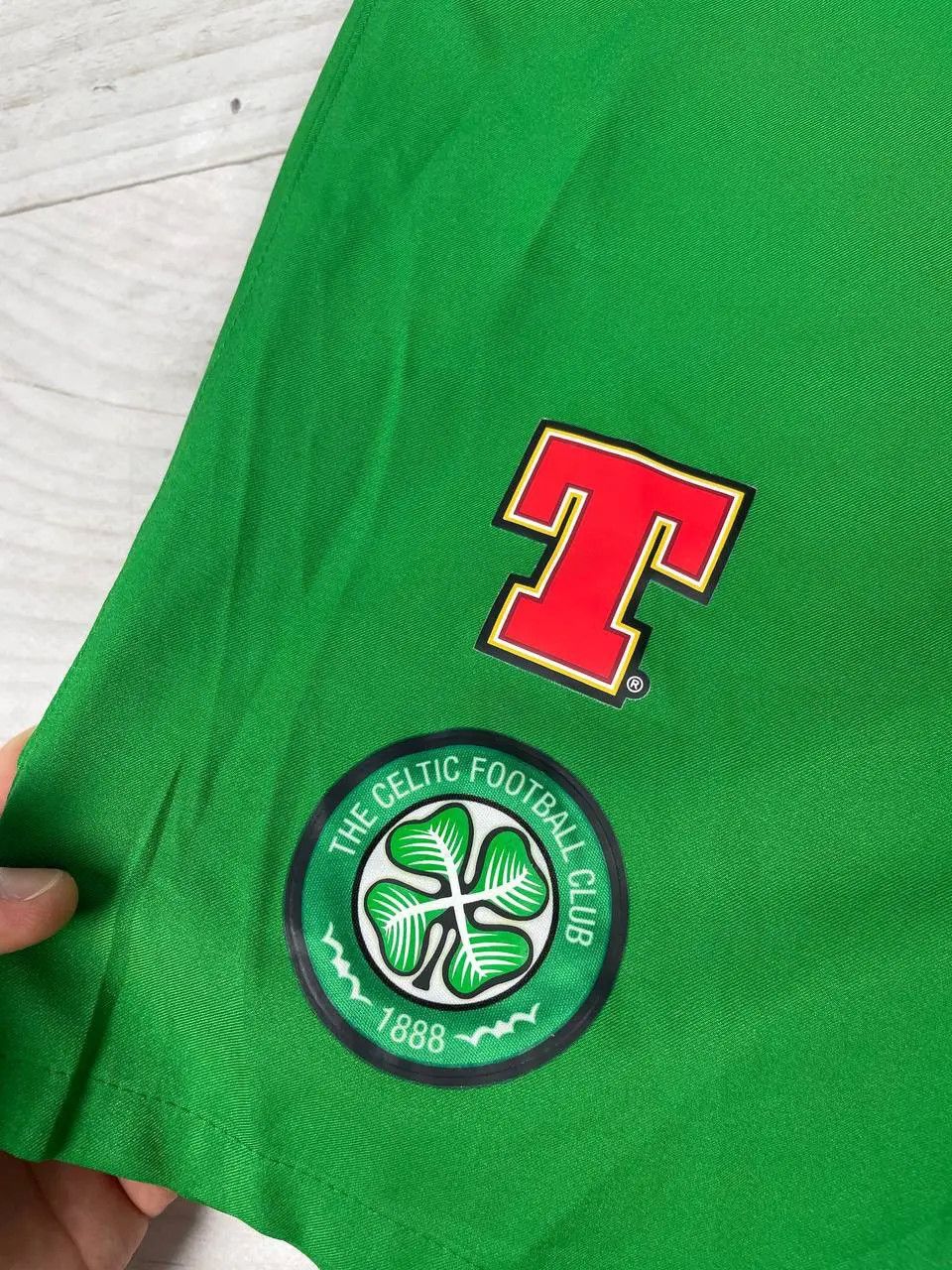 Nike Nike Celtic FC Player Issue #49 Shorts Football Soccer Size US 36 / EU 52 - 6 Thumbnail