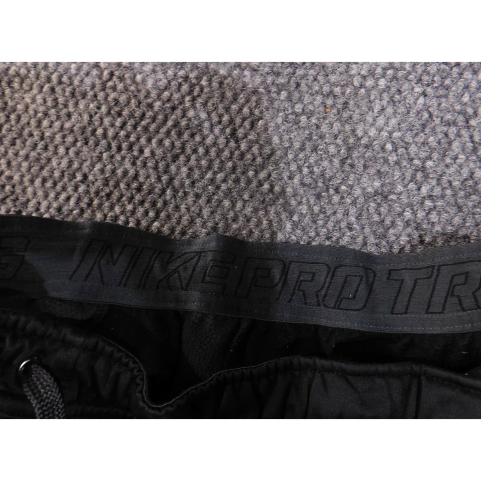 Nike Nike Therma-Fit Pants Mens Large Black Pro Training Joggers Athletic Polyester Size US 33 - 5 Thumbnail