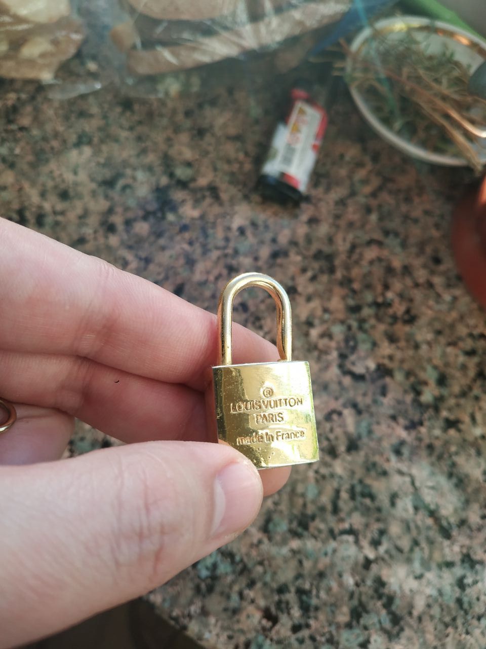 Louis Vuitton Louis Vuitton Padlock and Key Set - Authentic Gold Brass Size ONE SIZE - 15 Thumbnail