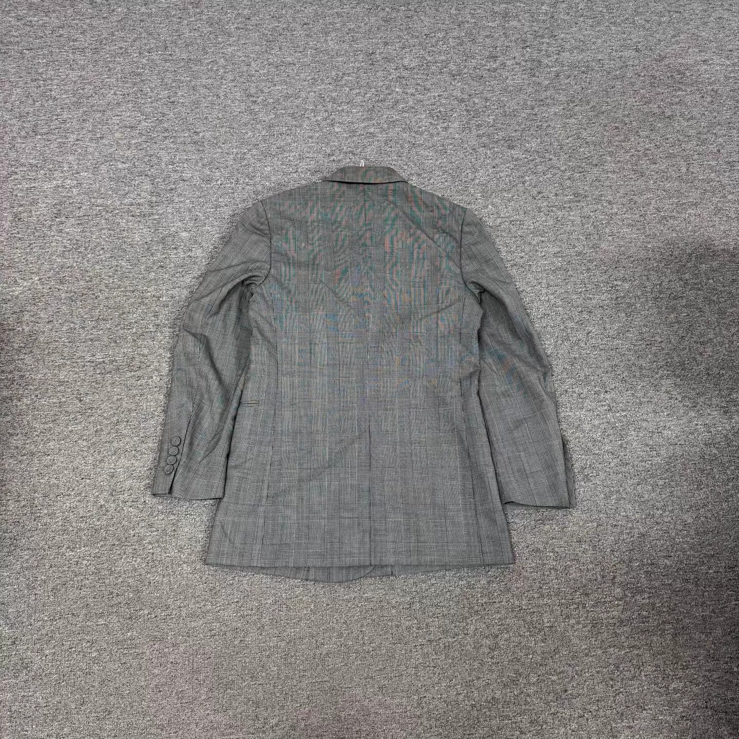 Dior Dior CD Brooch Strap Double-Breasted Glen Blazer 44 Size 44S - 3 Thumbnail