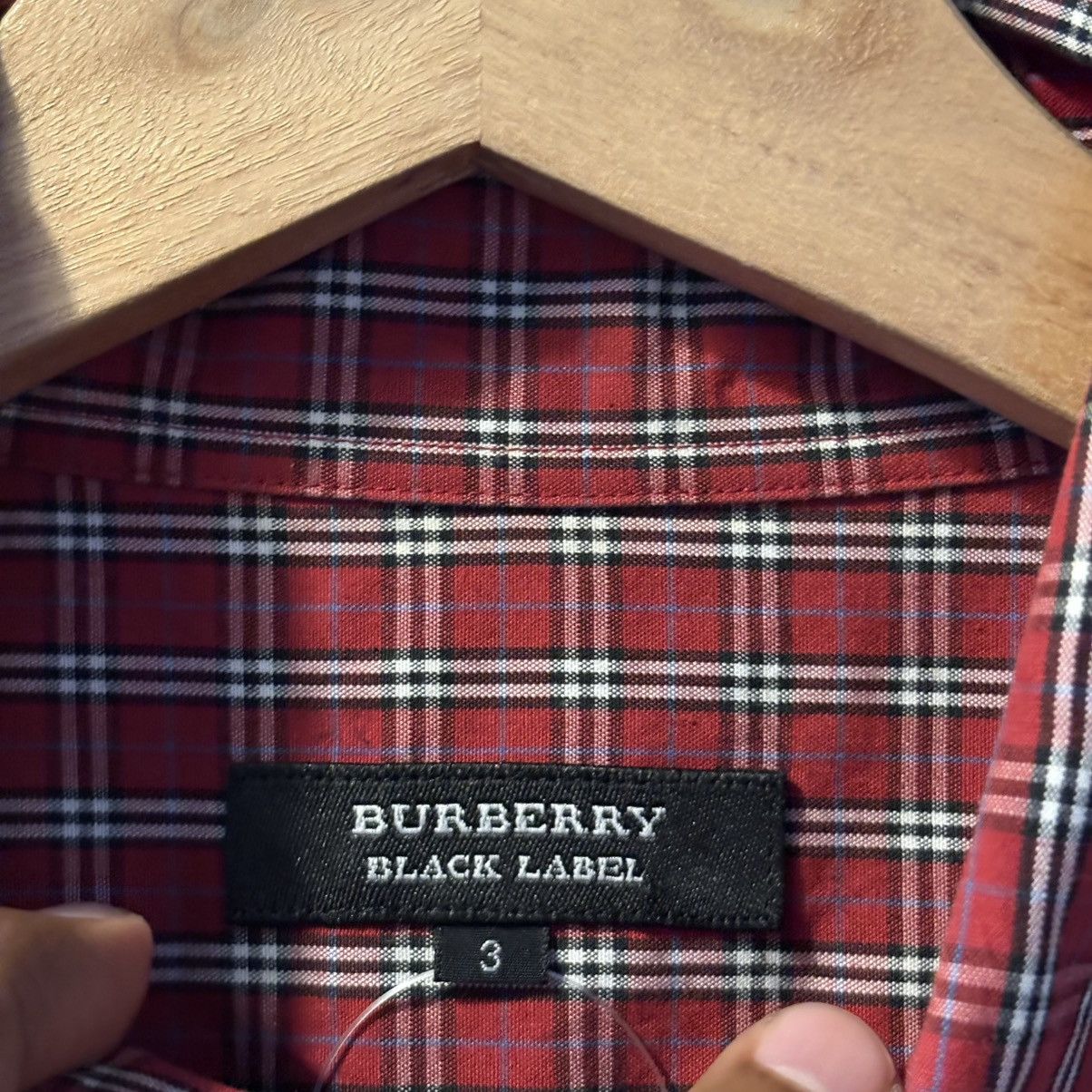 Burberry Burberry Checkered Button Ups With Logo Size US L / EU 52-54 / 3 - 2 Thumbnail