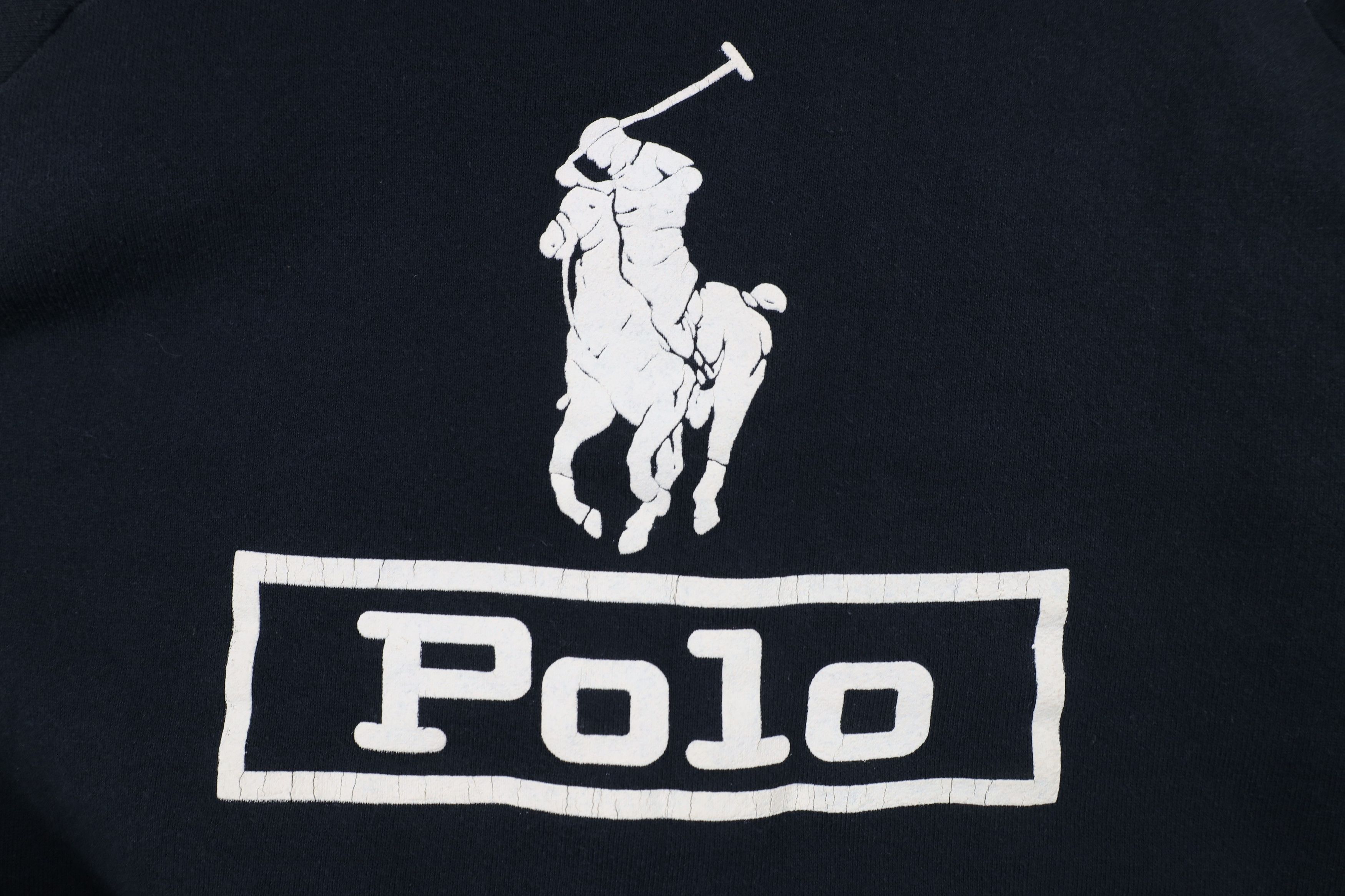 Vintage Vintage 90s Streetwear Polo Horse Crewneck Sweatshirt USA Size US XL / EU 56 / 4 - 4 Thumbnail