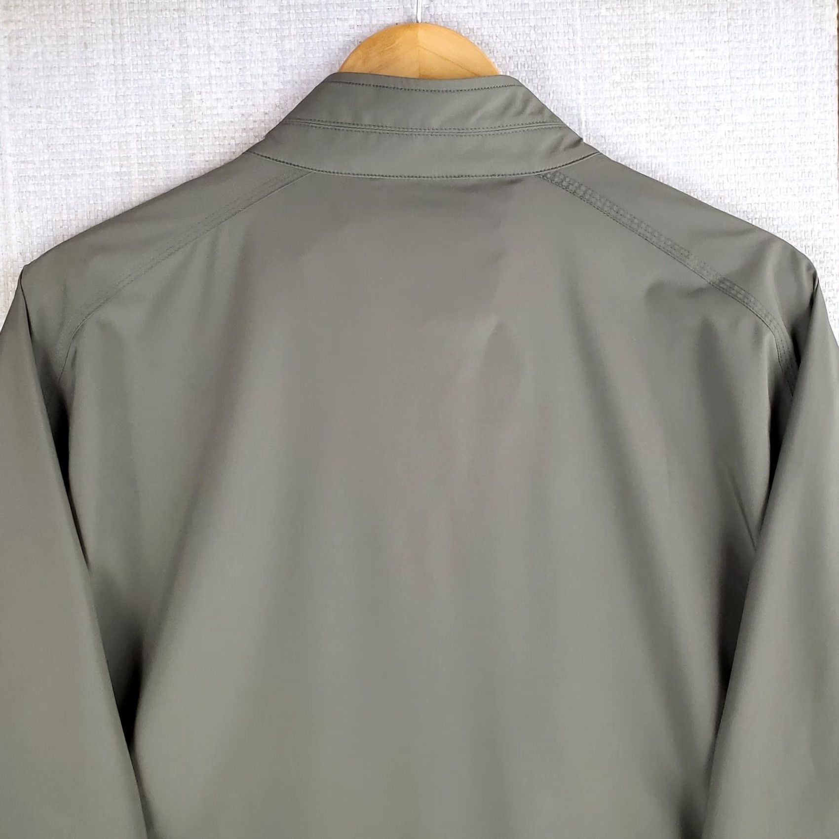 Peter Millar Peter Millar Bomber Jacket Shirt Mens L Green Wind Water Resistant Excursion Flex Flight Deck Coat Royal Crown Zip Front Pockets New With Tags Size US L / EU 52-54 / 3 - 7 Thumbnail
