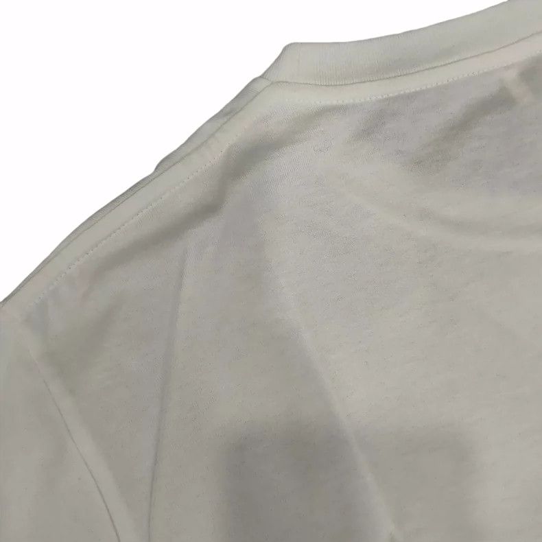 Saint Laurent Paris Saint Laurent Paris White thin round neck short sleeve Size S / US 4 / IT 40 - 7 Thumbnail