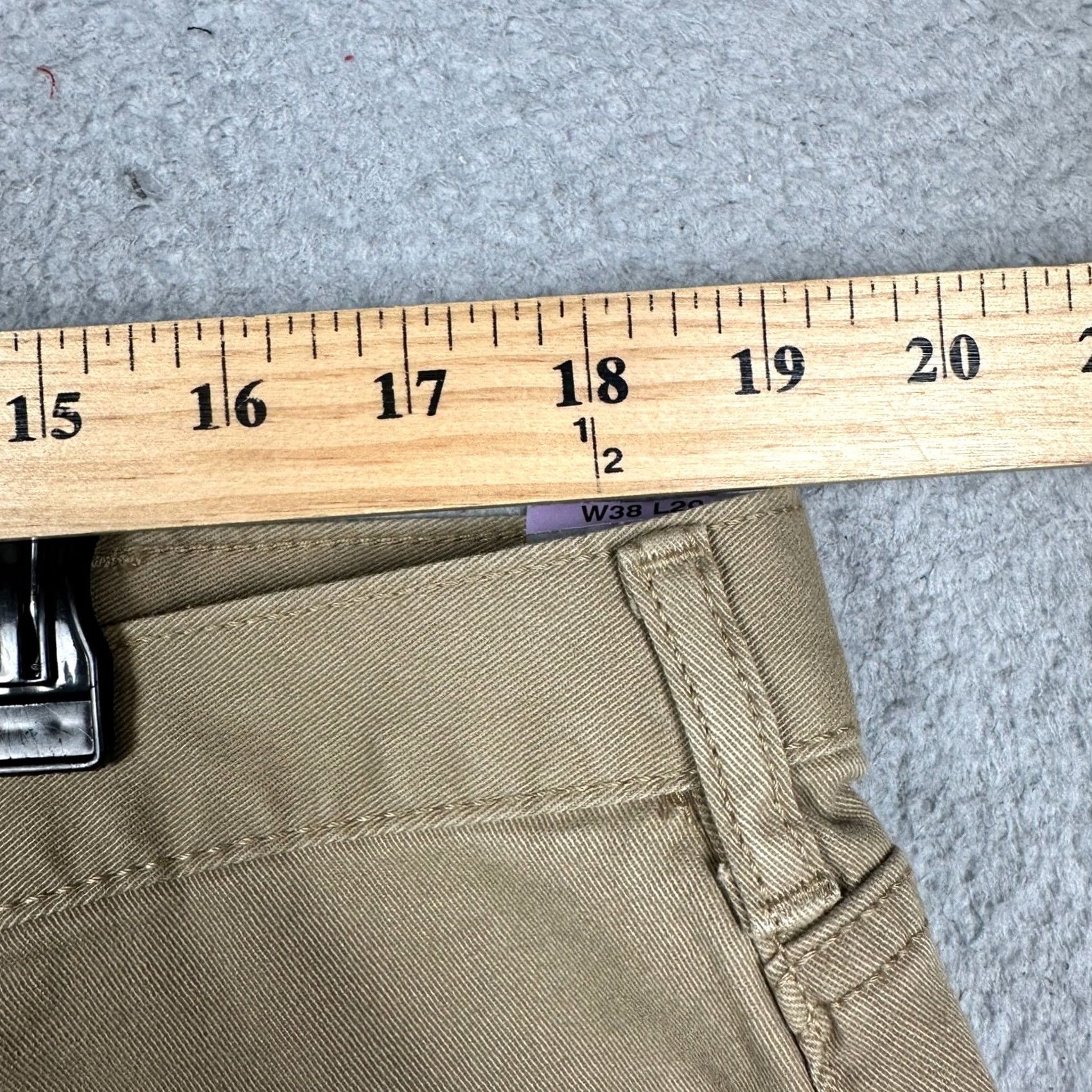 Dockers Dockers Pacific Pants Mens 38X29 Khaki Straight 5-Pocket Den​im Stretch Chino Casual Workwear Mens Regular Beige Size US 38 / EU 54 - 5 Thumbnail