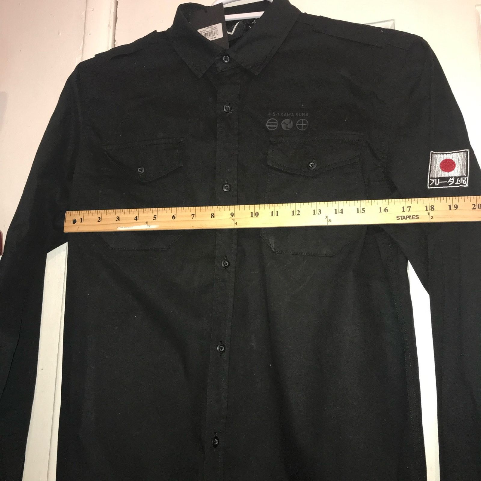 Absent NWT ABSENT SQUAD NAMI Shirt Men's S Black LS with Logos Size US S / EU 44-46 / 1 - 19 Thumbnail
