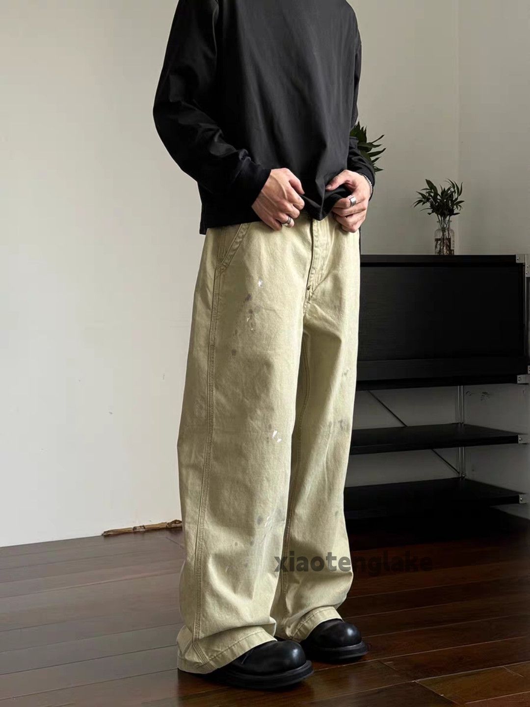Designer × Vintage washed faded outdoor skate hiphop paint work pants Size US 28 / EU 44 - 2 Thumbnail