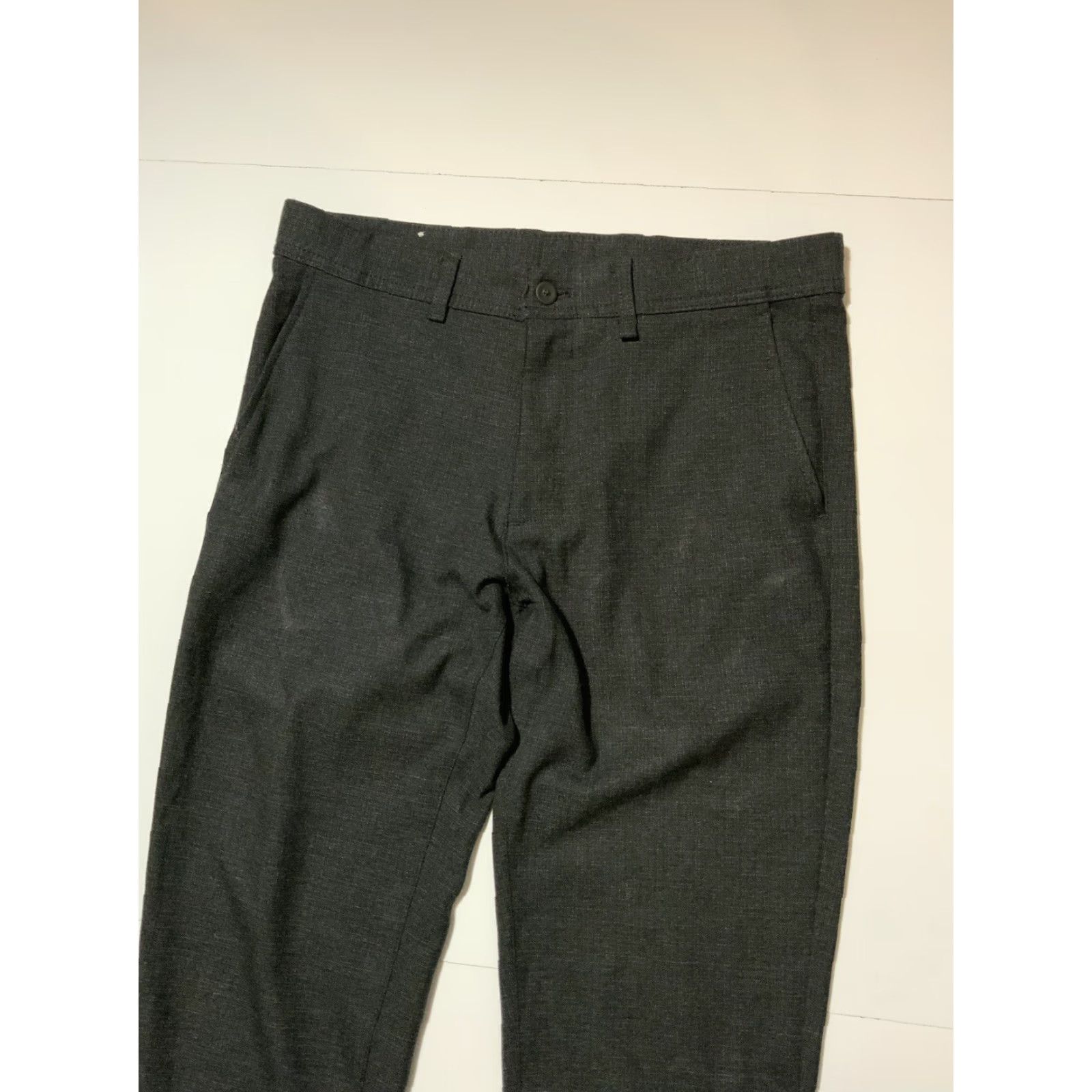Zara Zara Men Pants Flat Front Charcoal Grey Stretch Polyester Blend 32 Regular Inseam 29 Pants Mens Size 32 Gray Size US 32 / EU 48 - 5 Thumbnail