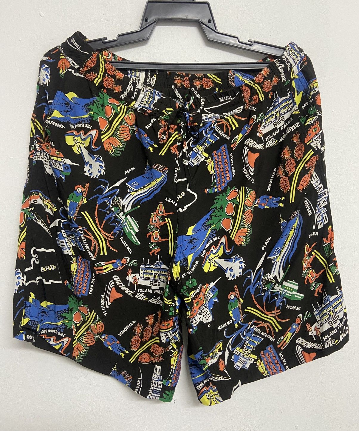 Sun Surf Vintage Hawaiian Print Rayon Shorts Toyo Enterprise Japan Size US 32 / EU 48 - 1 Thumbnail