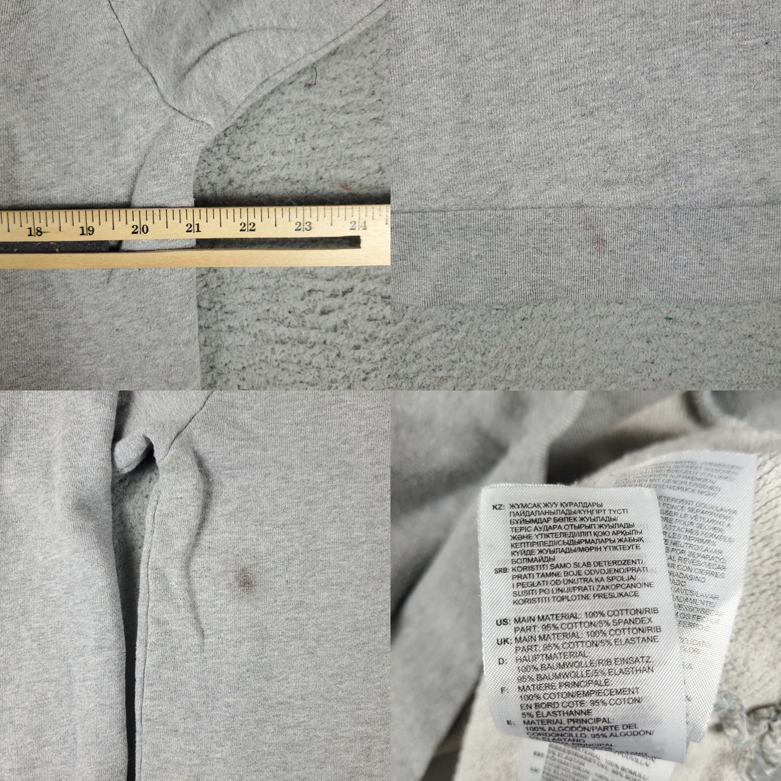 Adidas Adidas Hoodie Mens M Gray Pullover Sweatshirt Sweatshirt Hoodie Casual Logo Sports Size US M / EU 48-50 / 2 - 8 Thumbnail