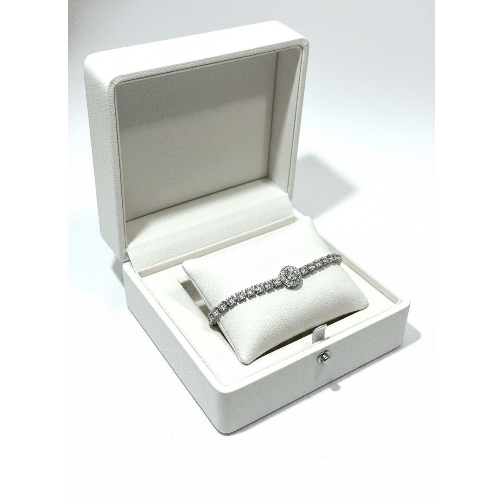 & Other Stories Certified Bracelet Round Cut Moissanite Diamond 925S Silver Size ONE SIZE - 1 Thumbnail