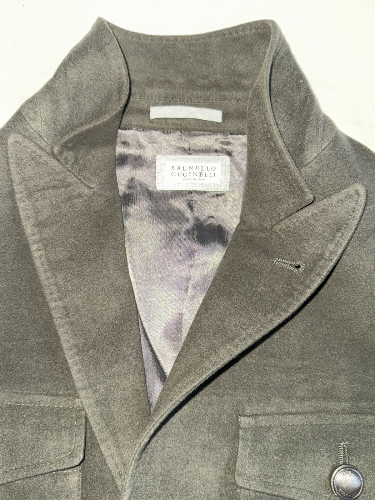 Brunello Cucinelli Brunello cucinelli green military style jacket Size US S / EU 44-46 / 1 - 4 Thumbnail