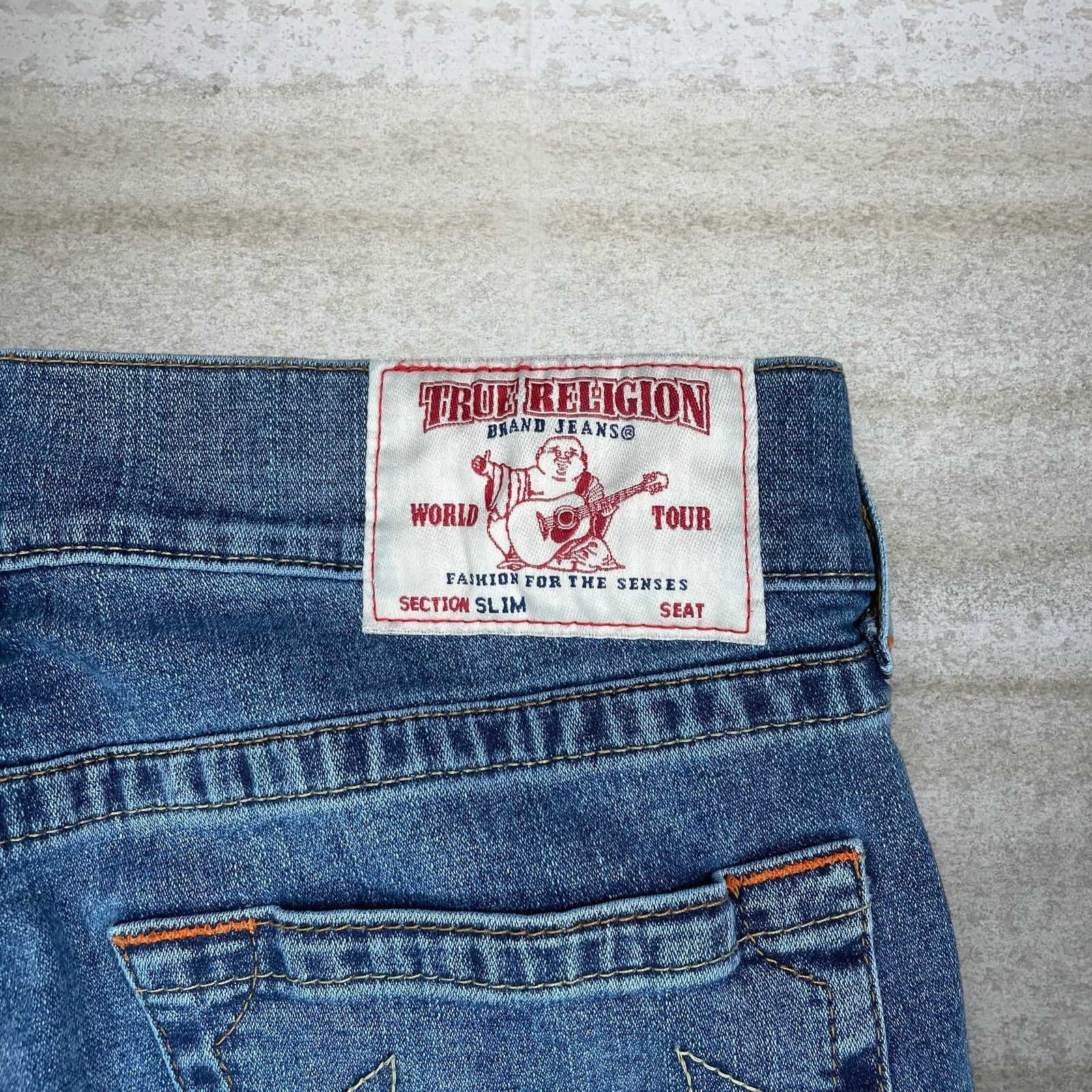 True Religion Vintage 90s True Religion Jeans 33x33 Slim Fit Medium Wash Size US 33 - 4 Thumbnail