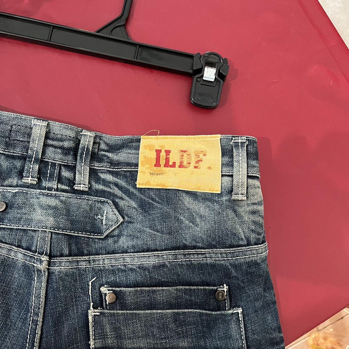 Japanese Brand Vintage ILDF Fatique Washed Ripped Jeans Denim Size US 32 / EU 48 - 5 Thumbnail
