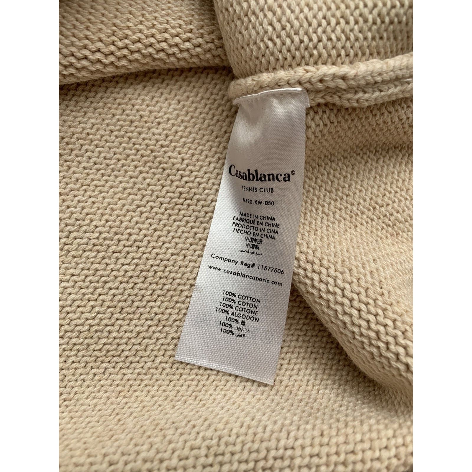 Casablanca Casablanca New Ski Club Sweater Knit Cream Small Size US S / EU 44-46 / 1 - 8 Thumbnail
