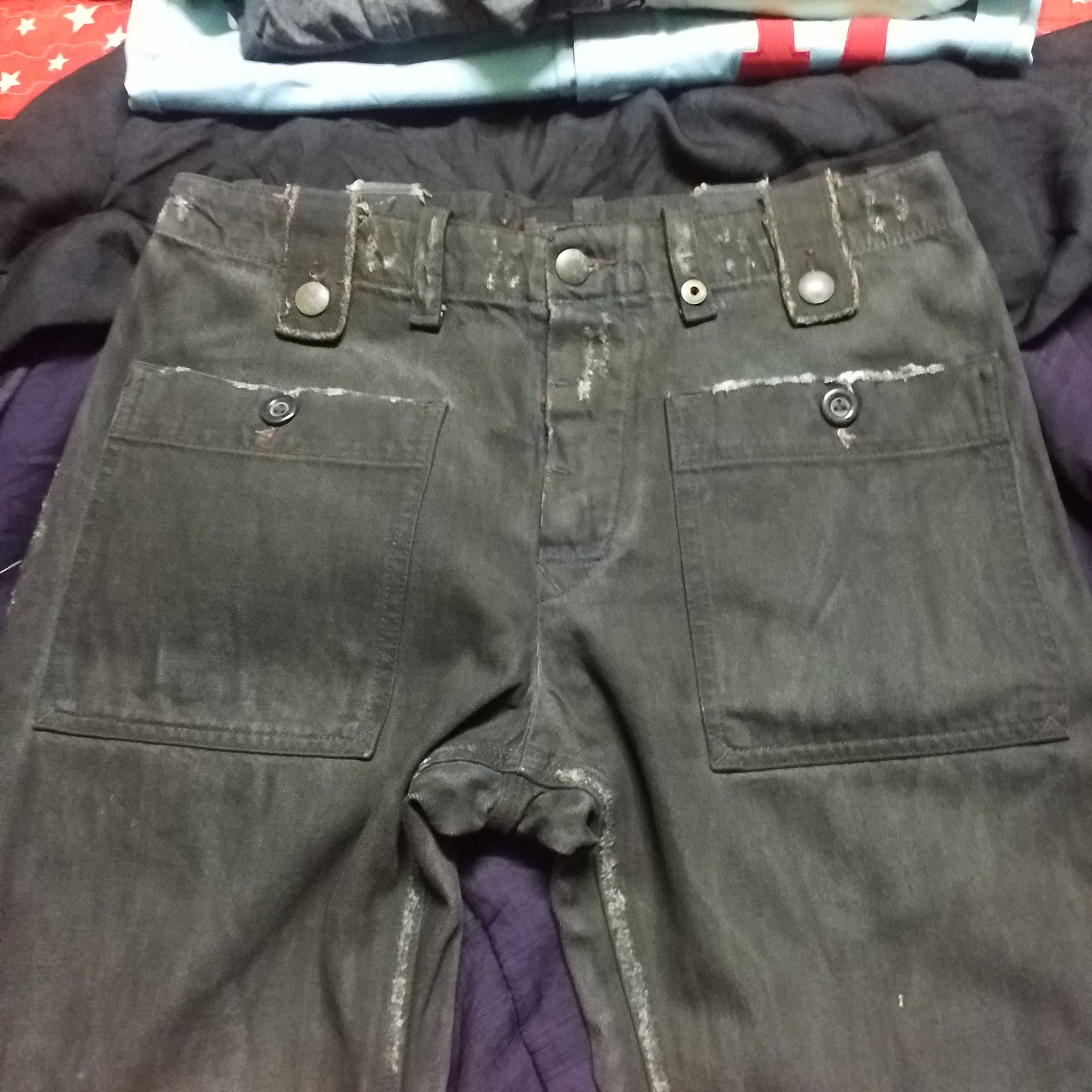 Diesel DIESEL BUSH PANT OPEN LEG SMOKE COLOUR DESIGN Size US 31 - 2 Thumbnail