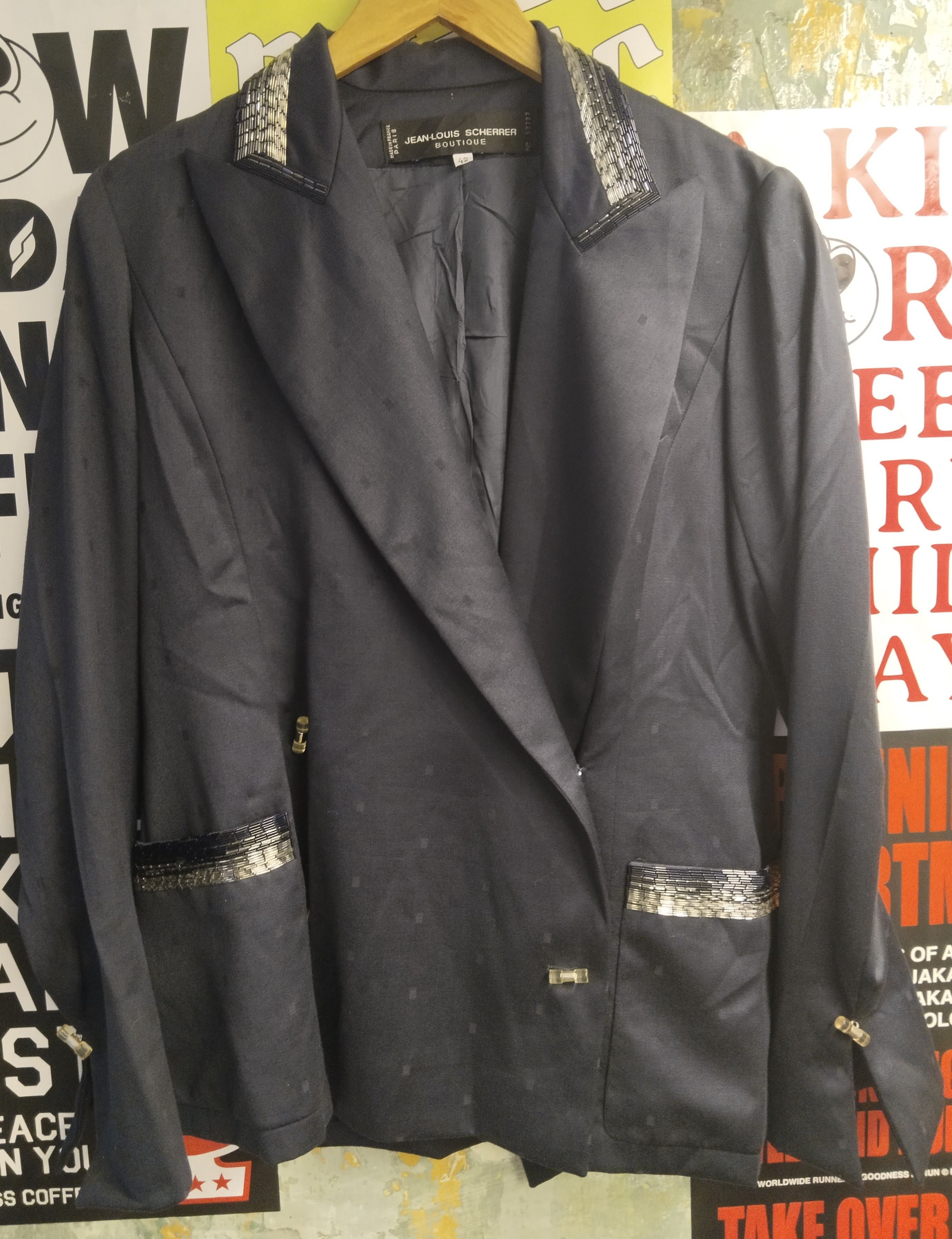 image of Jean Louis Scherrer in Dark Navy, Men's (Size Large)
