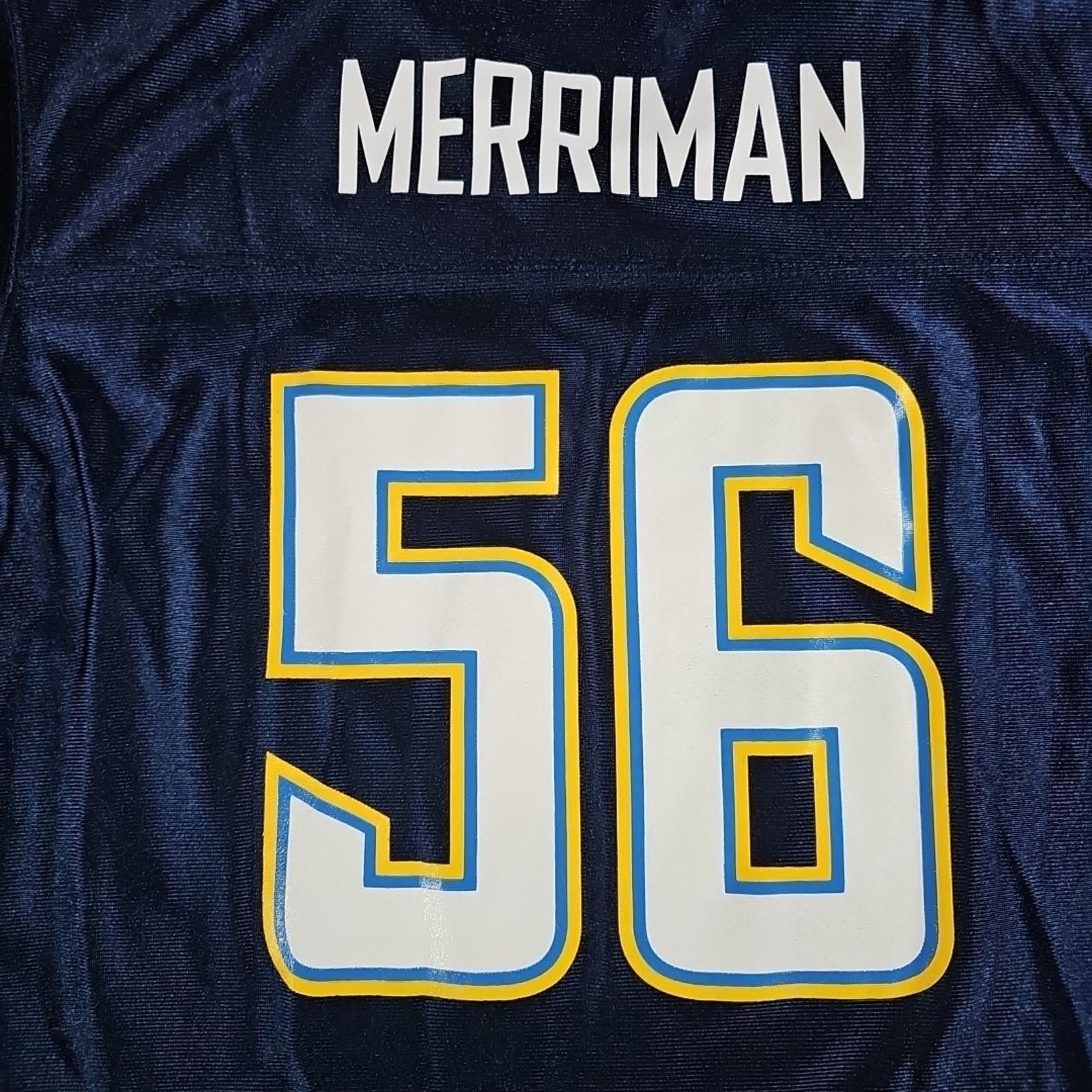 NFL San Diego Los Angeles Chargers MERRIMAN #56 Jersey L14-16 Size ONE SIZE - 7 Thumbnail