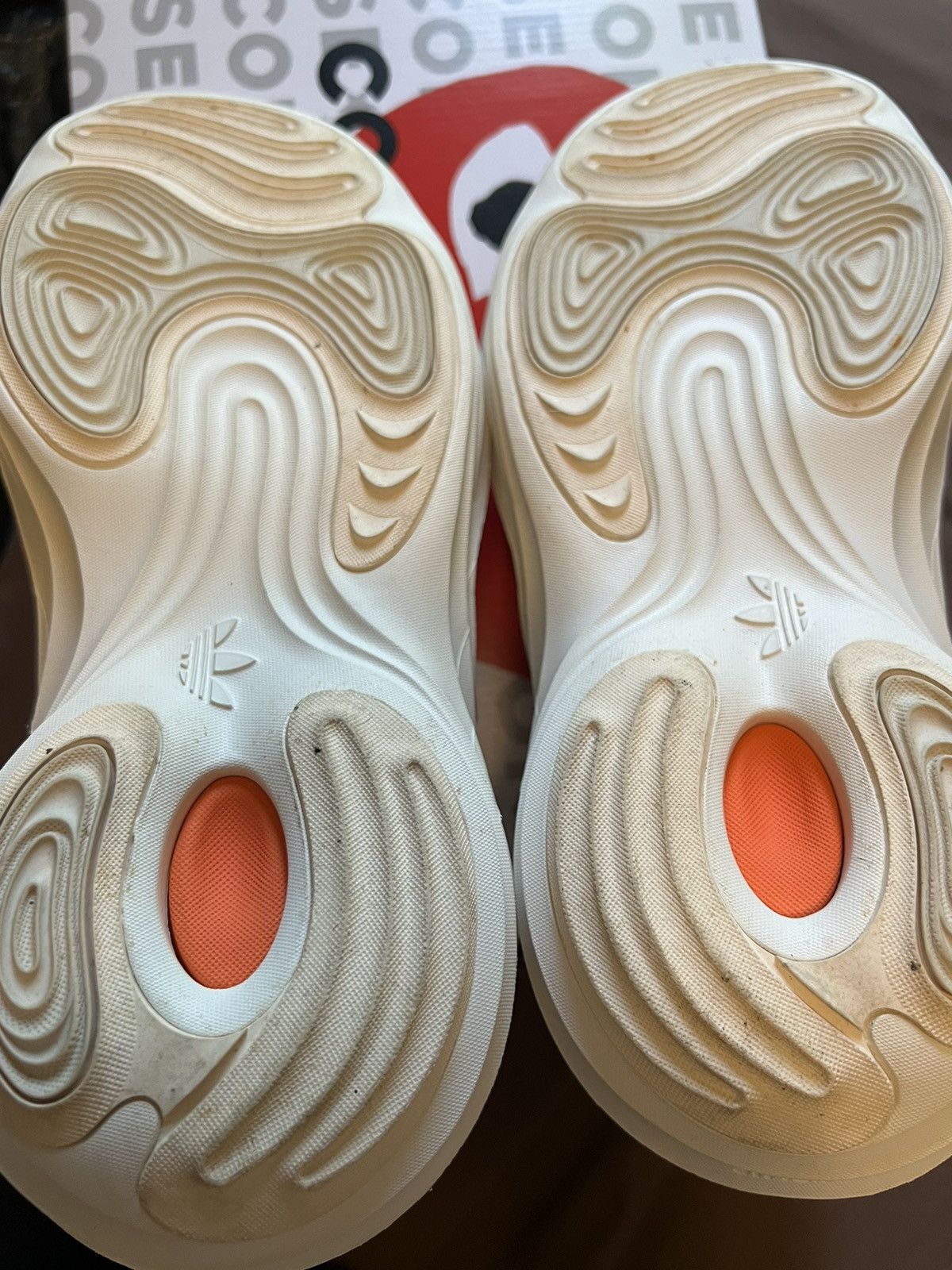 Adidas Adifoam q “cloud white” Size US 10.5 / EU 43-44 - 4 Thumbnail