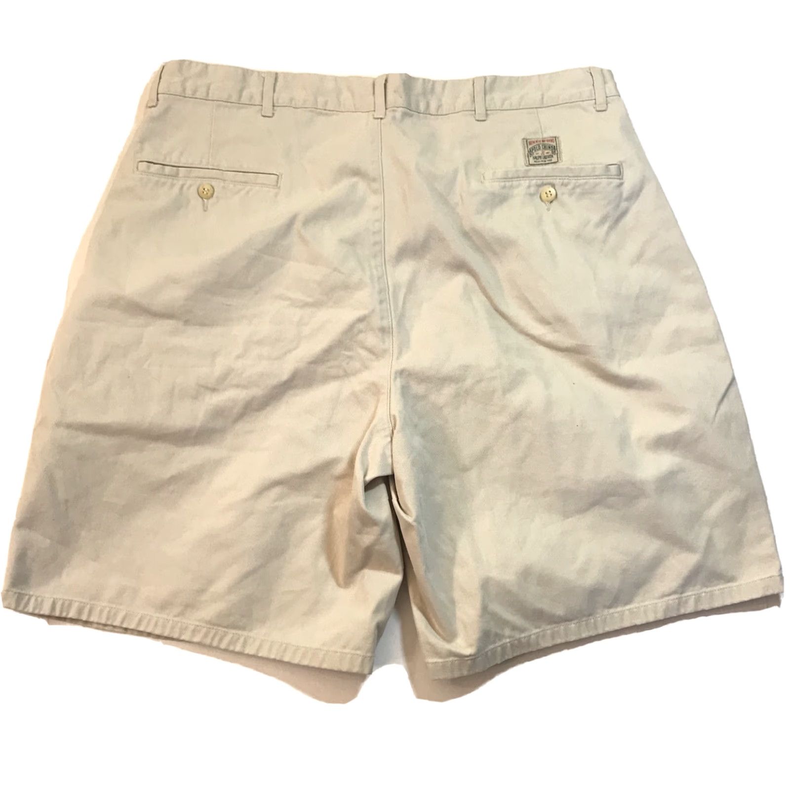 Polo Ralph Lauren VINTAGE Polo Ralph Lauren Mens Pleated Front Beige The Classic Golf Shorts 36 Size US M / EU 48-50 / 2 - 4 Thumbnail