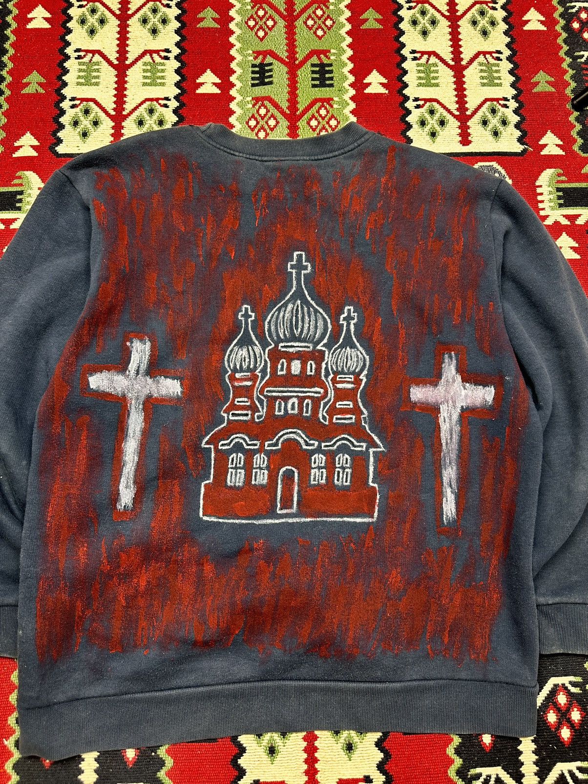 Japanese Brand × Nike Vintage Nike Custom Sweatshirt Y2K Size US S / EU 44-46 / 1 - 3 Thumbnail