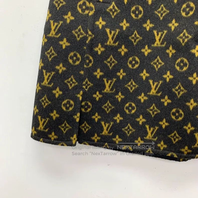 Louis Vuitton Louis Vuitton Color-block logo presbyopic full print wool Size 35" - 4 Thumbnail