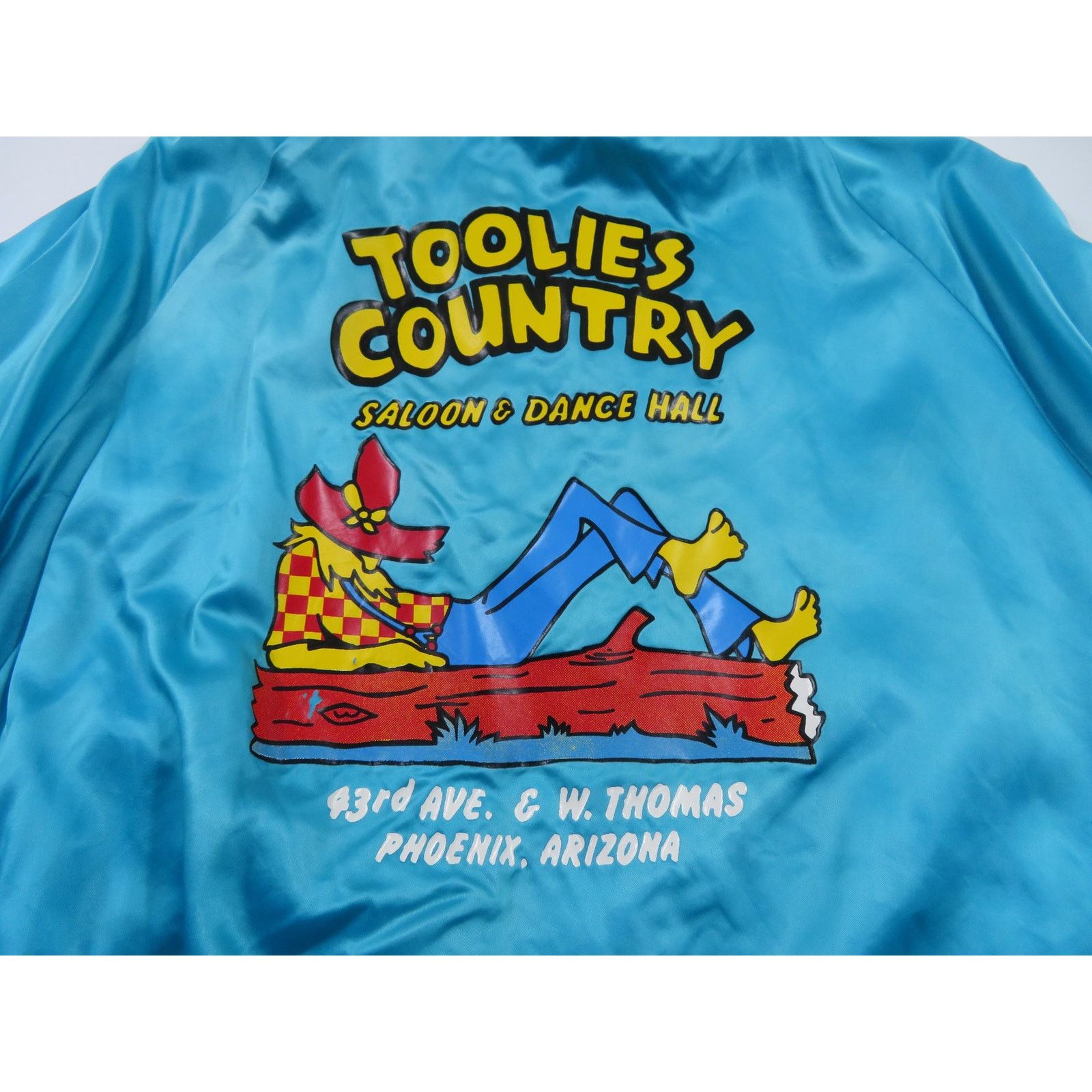 Other Toolies Country Bar Saloon Phoenix Blue Satin Jacket Sz XL Size US XL / EU 56 / 4 - 2 Thumbnail