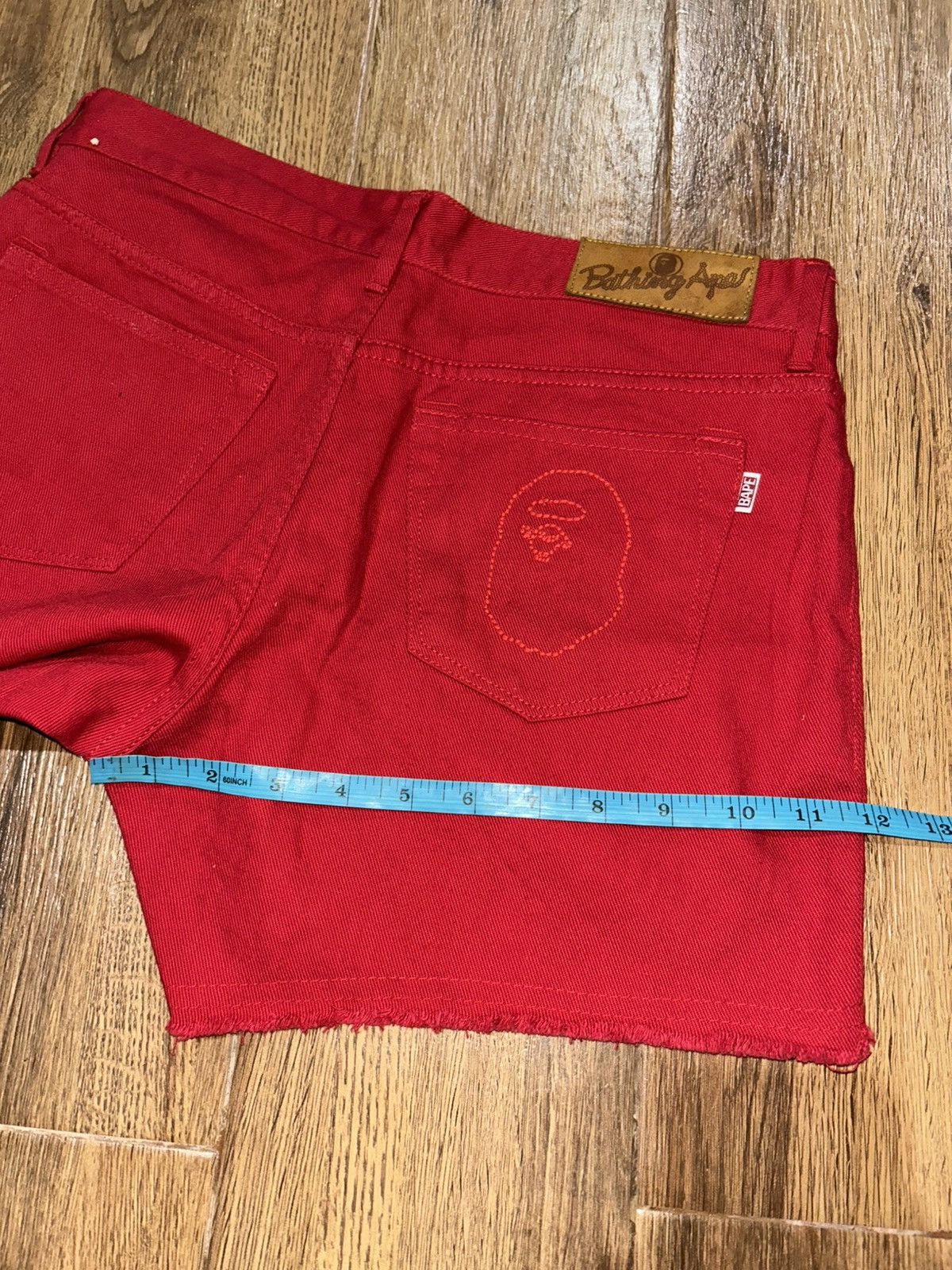Bape Bape A Bathing Ape Denim Short Pants Size 30" / US 8 / IT 44 - 21 Thumbnail