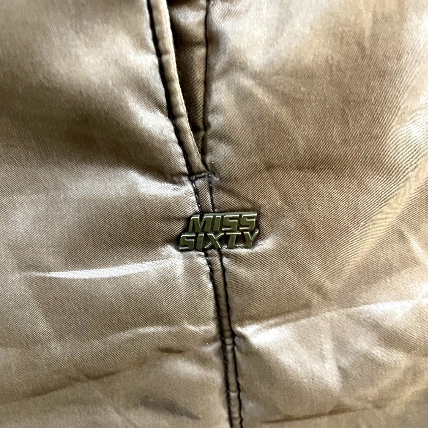 Miss Sixty VINTAGE Miss Sixty Coat Jacket Womens XS/S Brown Winter Puffer Y2K Italian Size XS / US 0-2 / IT 36-38 - 5 Thumbnail