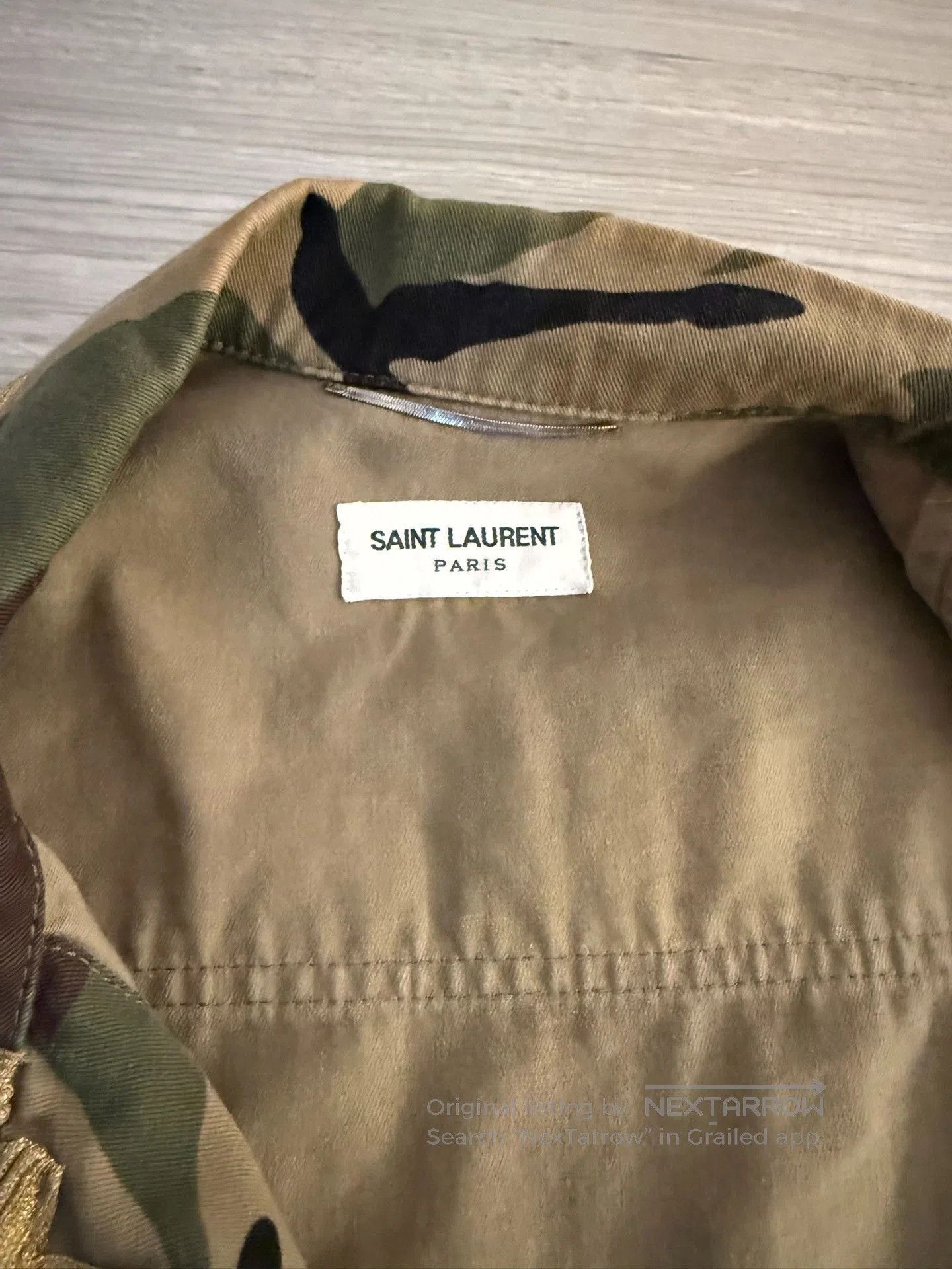 Saint Laurent Paris Saint Laurent Hedi Slimane Camouflage Jacket. Size US S / EU 44-46 / 1 - 7 Thumbnail