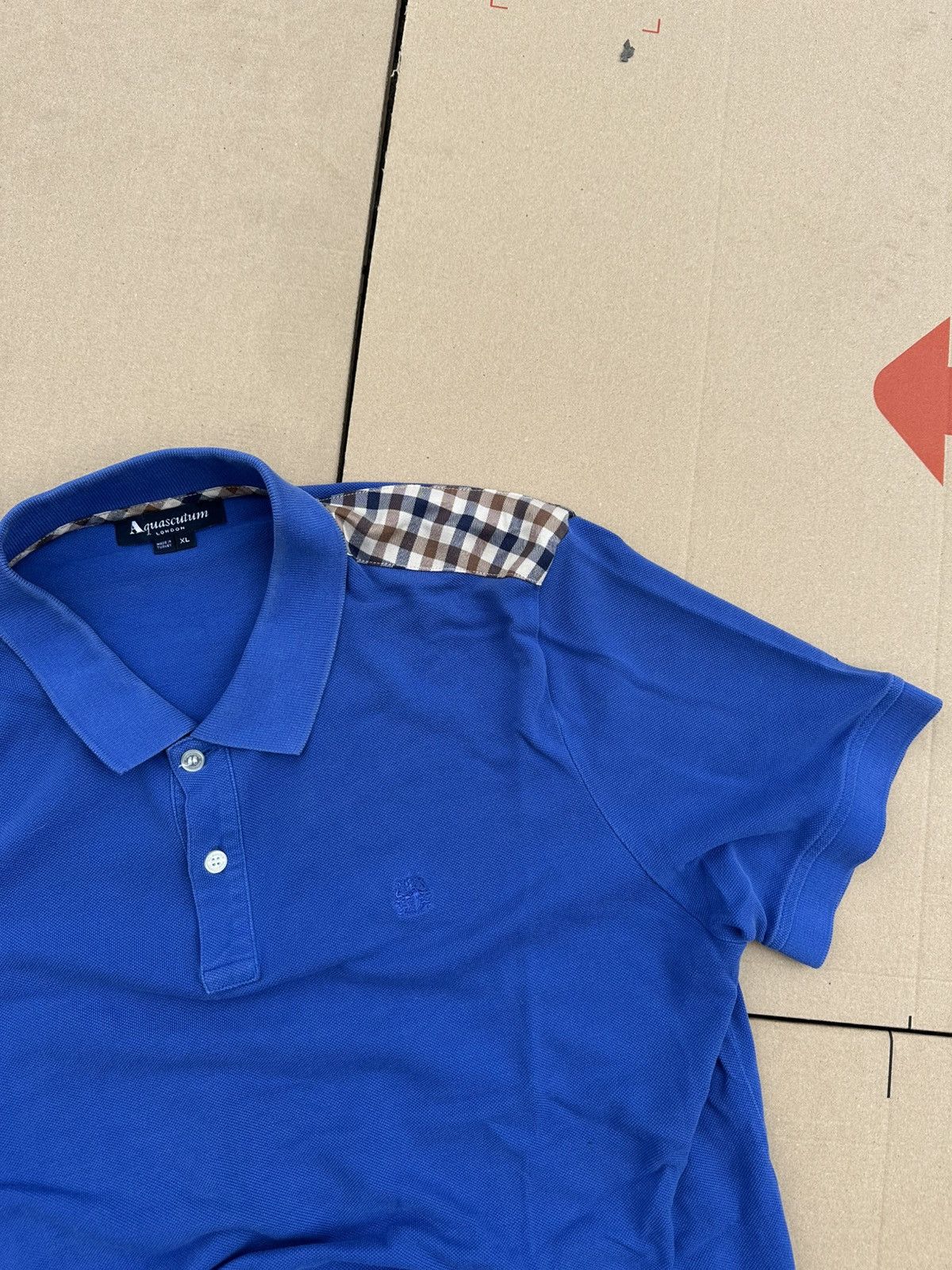 Aquascutum × Vintage Vintage Aquascutum Polo Y2K Old Money Style Size US XL / EU 56 / 4 - 5 Thumbnail
