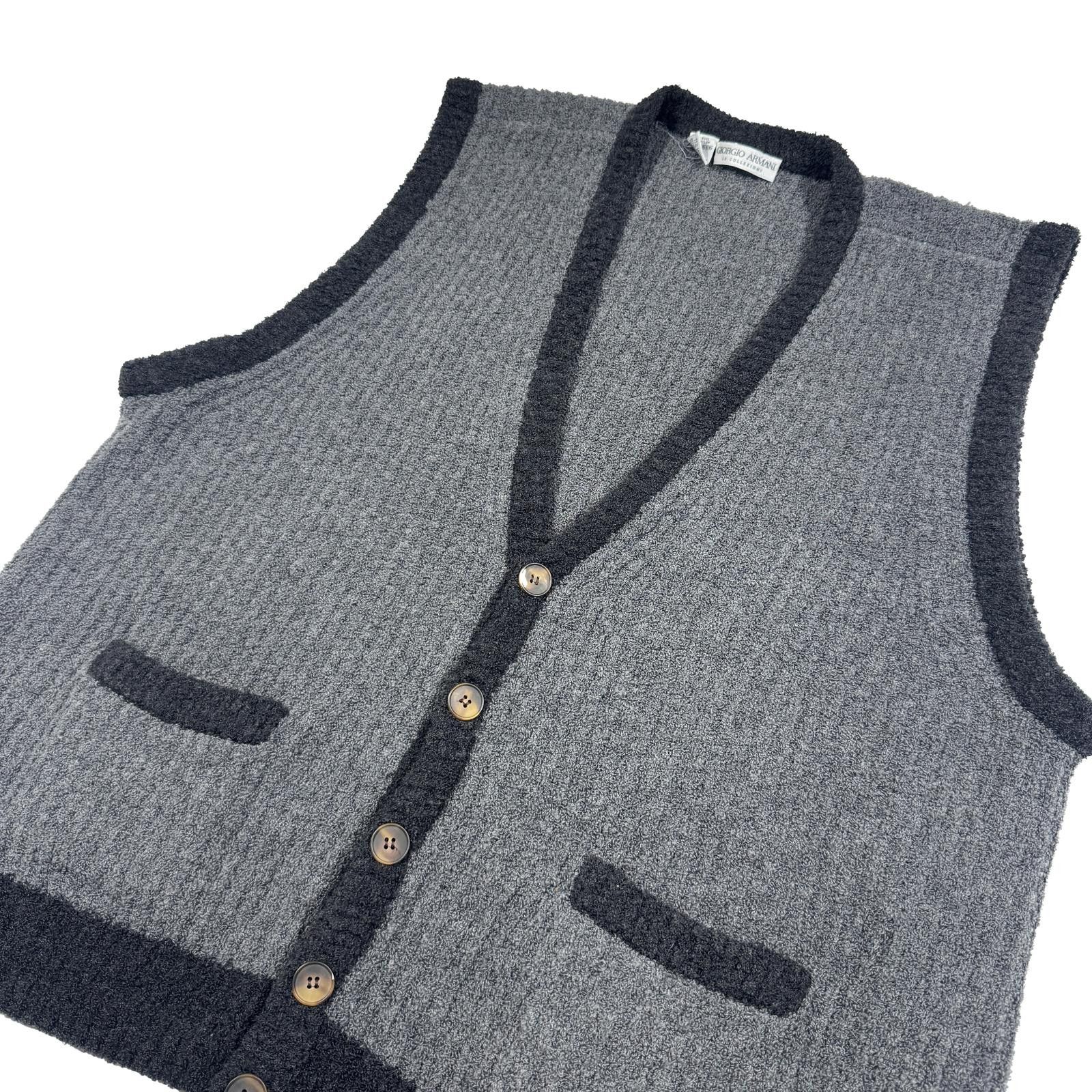 Giorgio Armani Giorgio Armani Knit Vest Size ONE SIZE - 2 Thumbnail