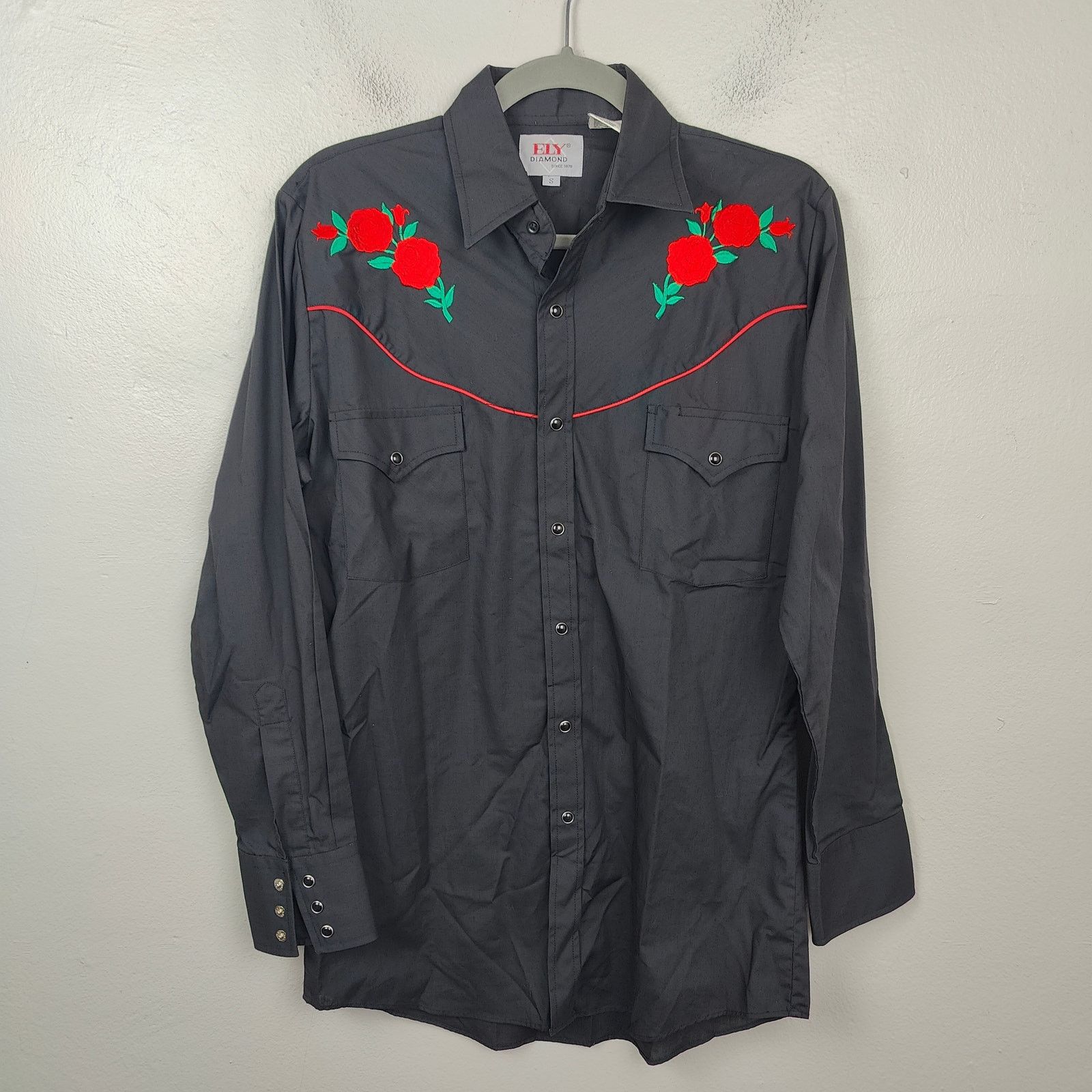 Other Vintage Ely Cattleman Pearl Snap Button Shirt Mens Small Size US S / EU 44-46 / 1 - 1 Thumbnail