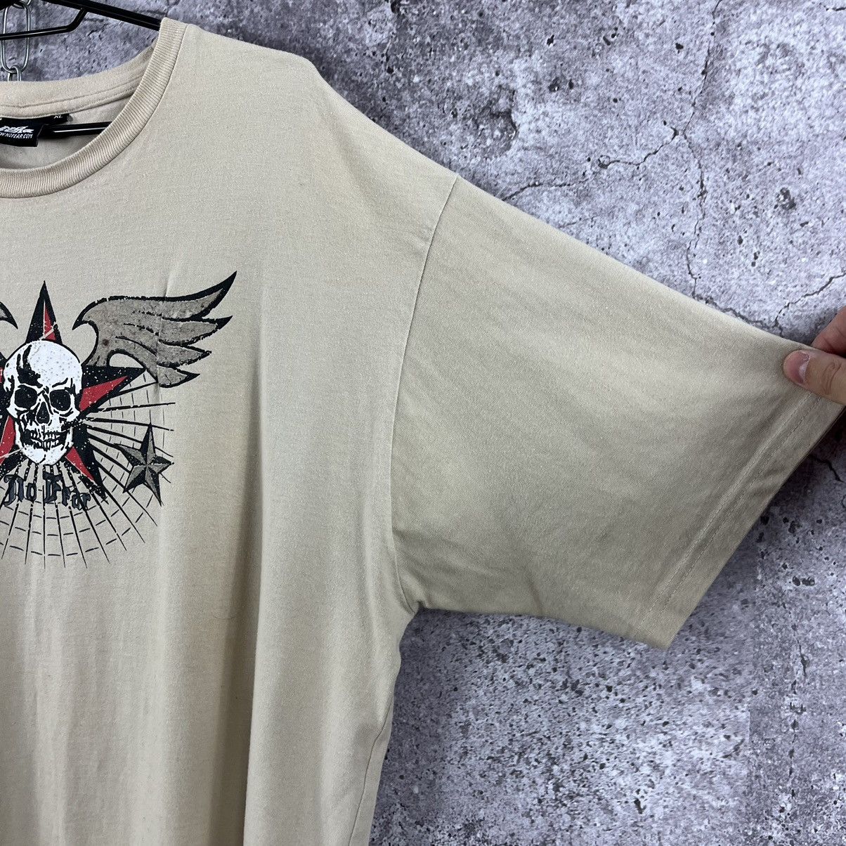 No Fear × Vintage No Fear Vintage T-Shirt Big Logo Scull Y2K Beige Size XL Size US XL / EU 56 / 4 - 5 Thumbnail