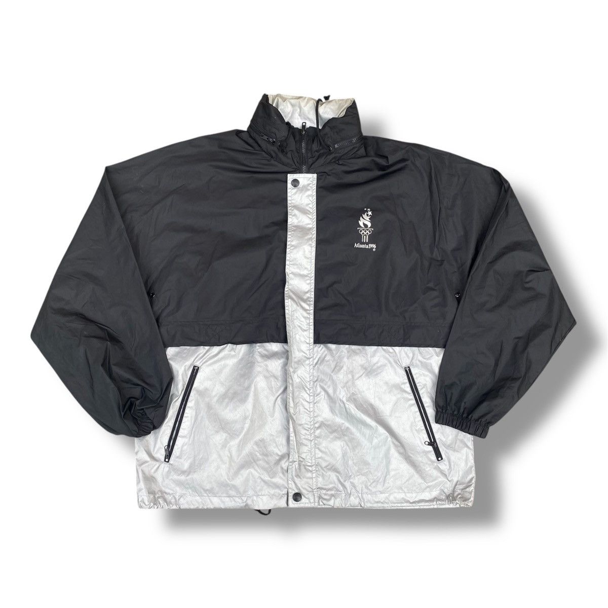 USA Olympics Vintage 90s Olympic 100 Atlanta 1996 Light Jacket. #F4 Size US L / EU 52-54 / 3 - 2 Thumbnail