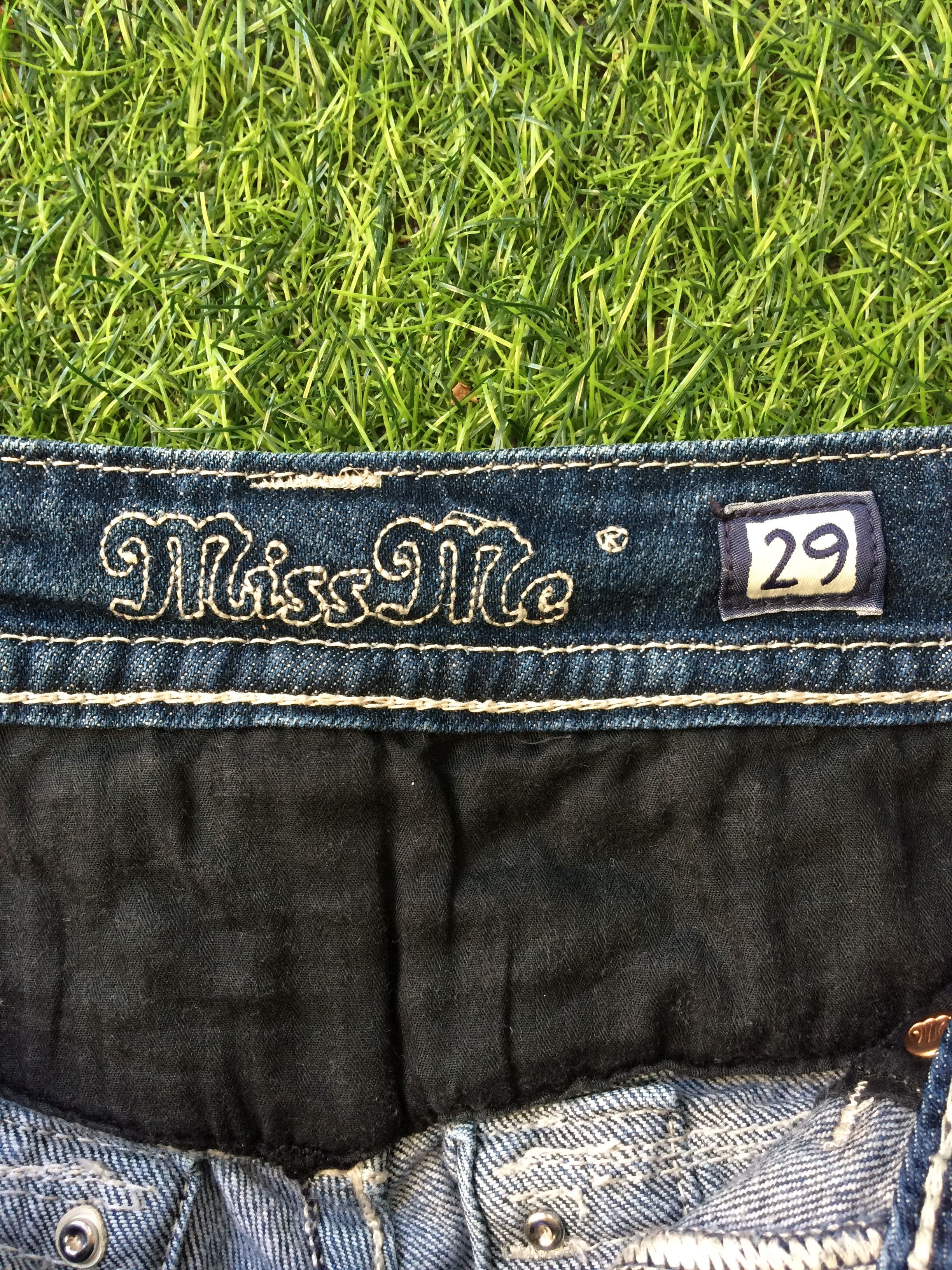 Designer × Jean × Miss Me Y2K Bootcut Denim Jeans D-646 Size 29" - 11 Thumbnail